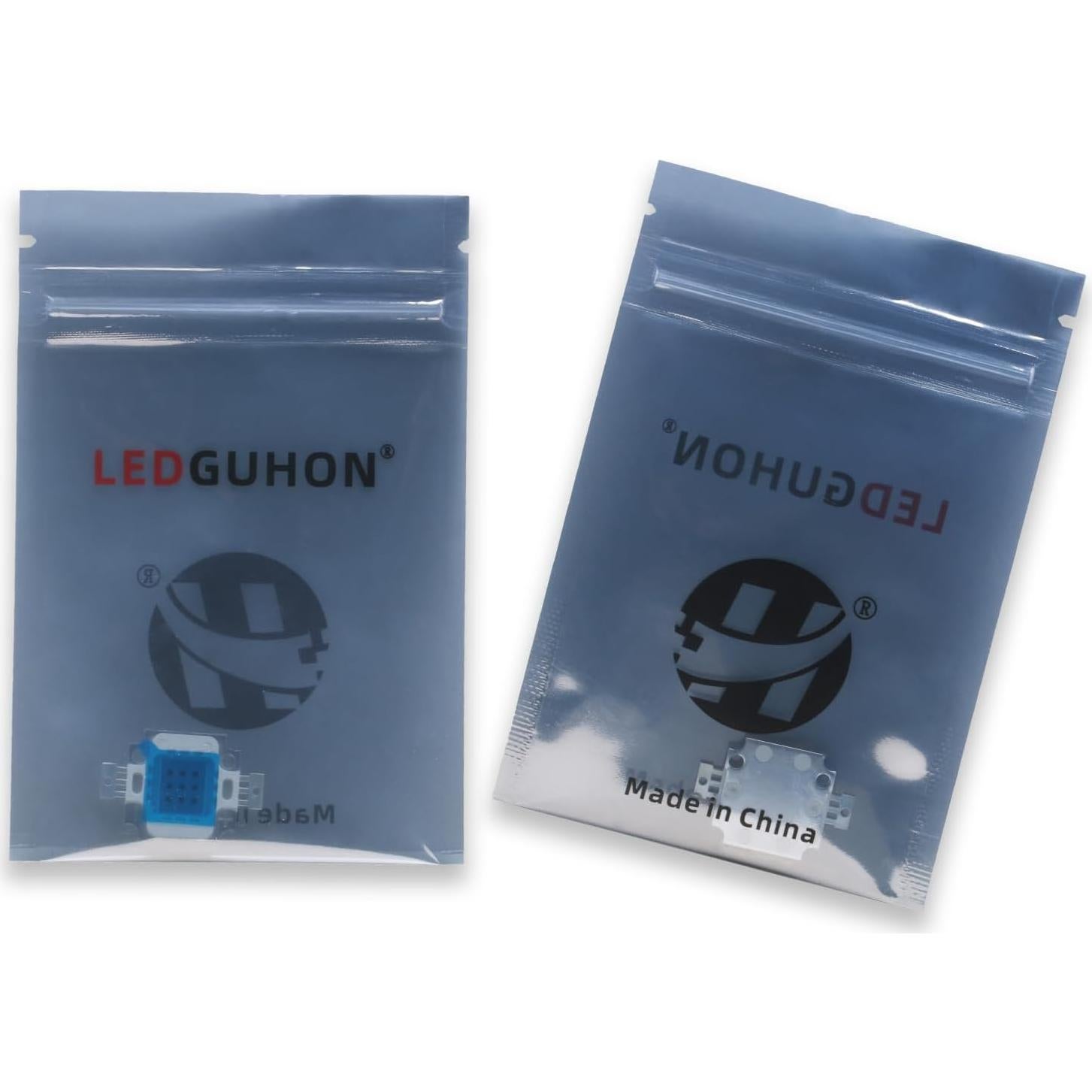 Chip LED Rojo 10W LEDGUHON 660nm para Iluminación DIY