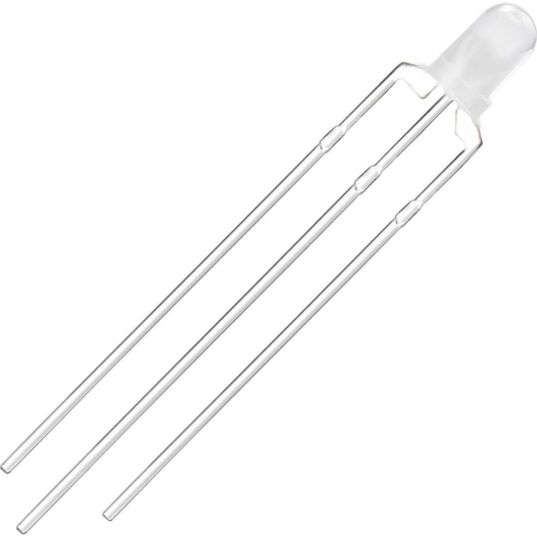 Diodos LED Bicolor 3mm CHANZON 100 Piezas Rojo Verde-Amarillo