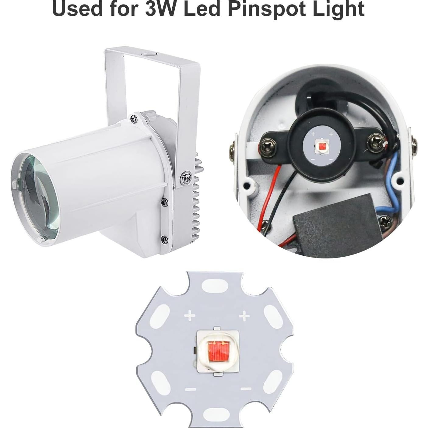 Bombilla LED 3W Rojo FlySky Módulo de Alta Potencia (Paquete de 10)