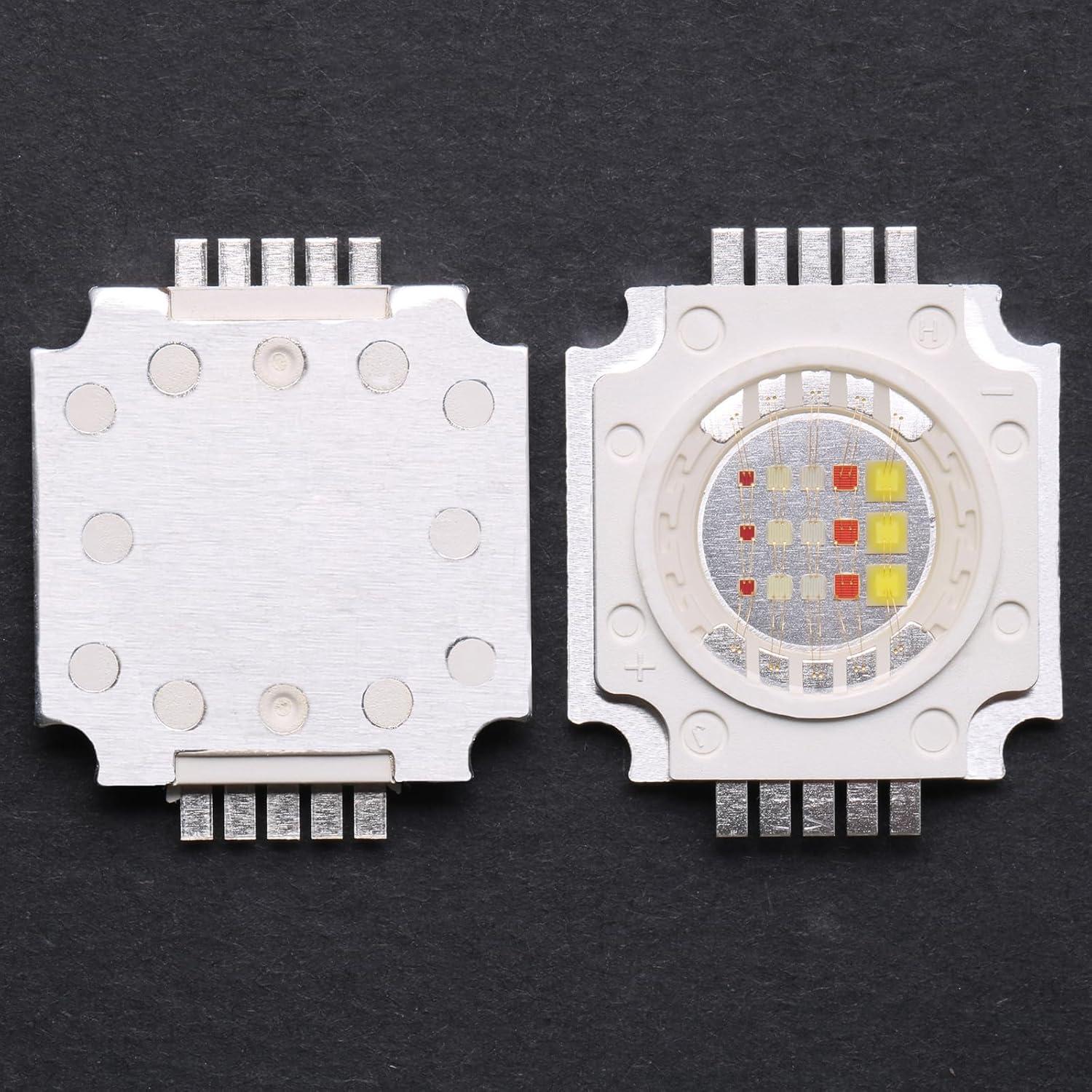 Chip LED RGBWY 15W de Alta Potencia LEDGUHON para Iluminación DIY