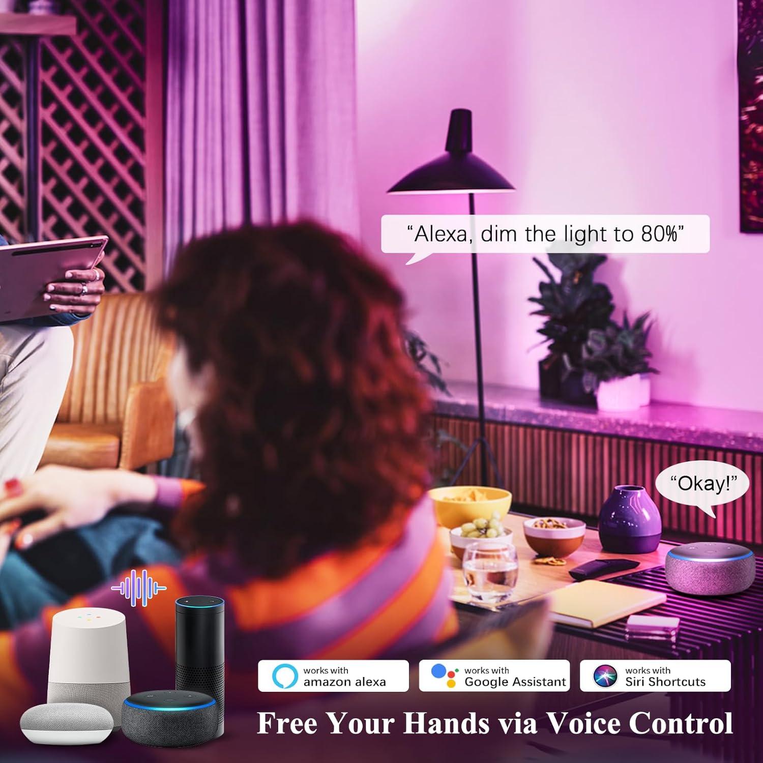 Bombillas Edison Inteligentes DiCUNO ST58, 5W, 500lm, 2 Unidades