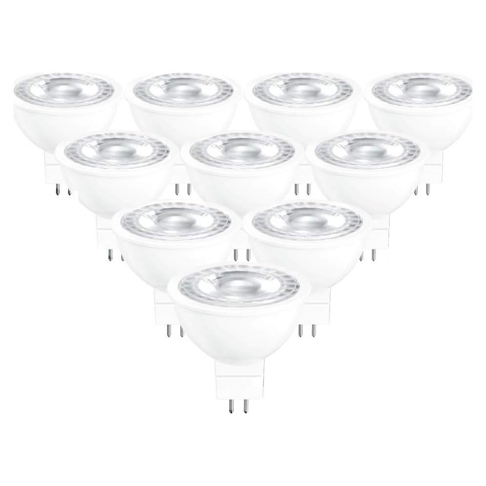 Bombilla LED MR16 12V LumStory 5W 450lm Blanco Cálido 10-Pack