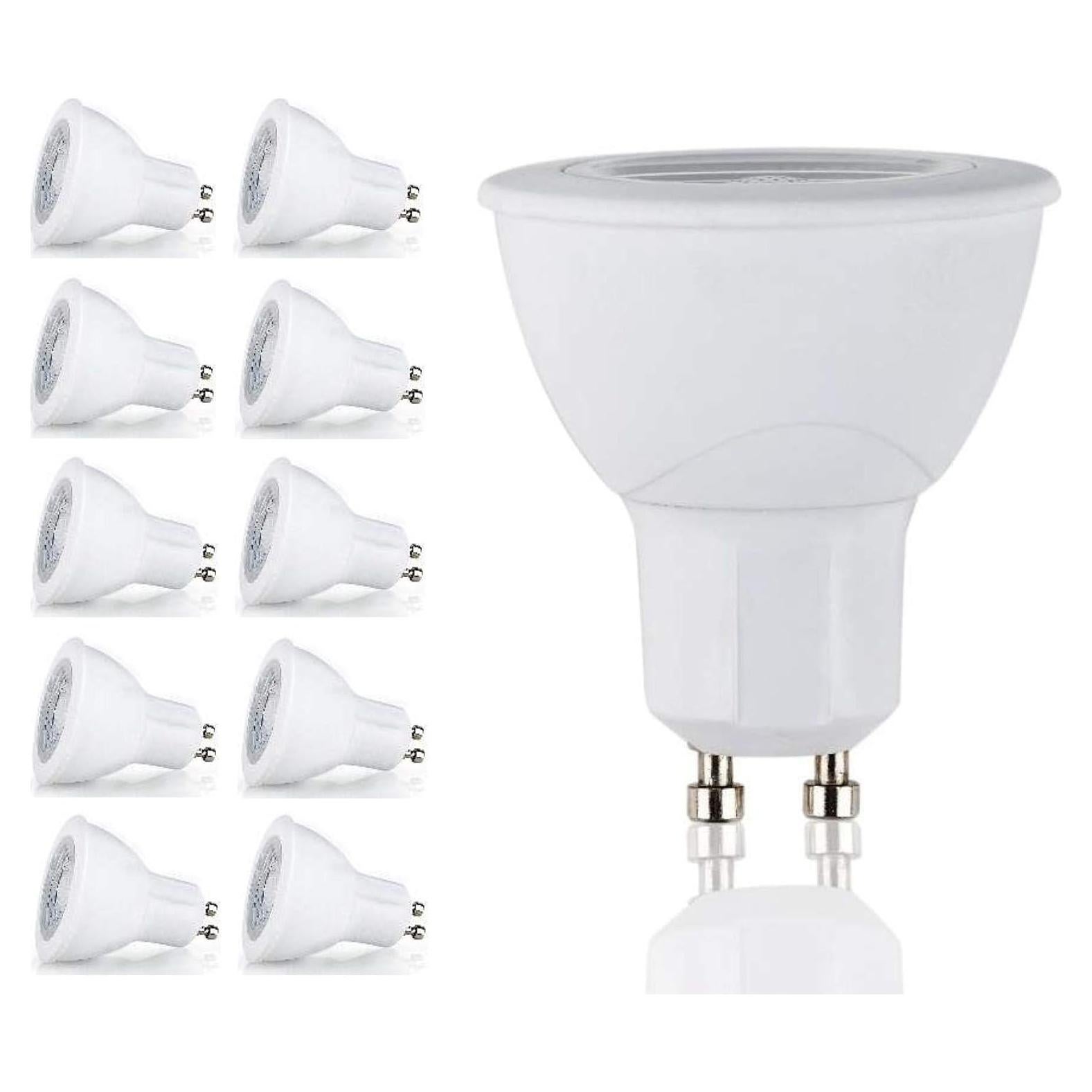 Bombillas LED GU10 CBconcept 6W 550 Lúmenes 6000K Paquete 10