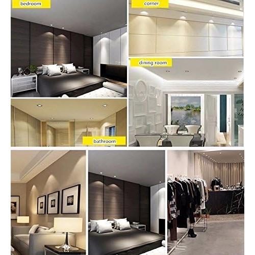 Bombillas LED MR16 JKLcom 3W Blanco Frío 6000K Paquete de 4