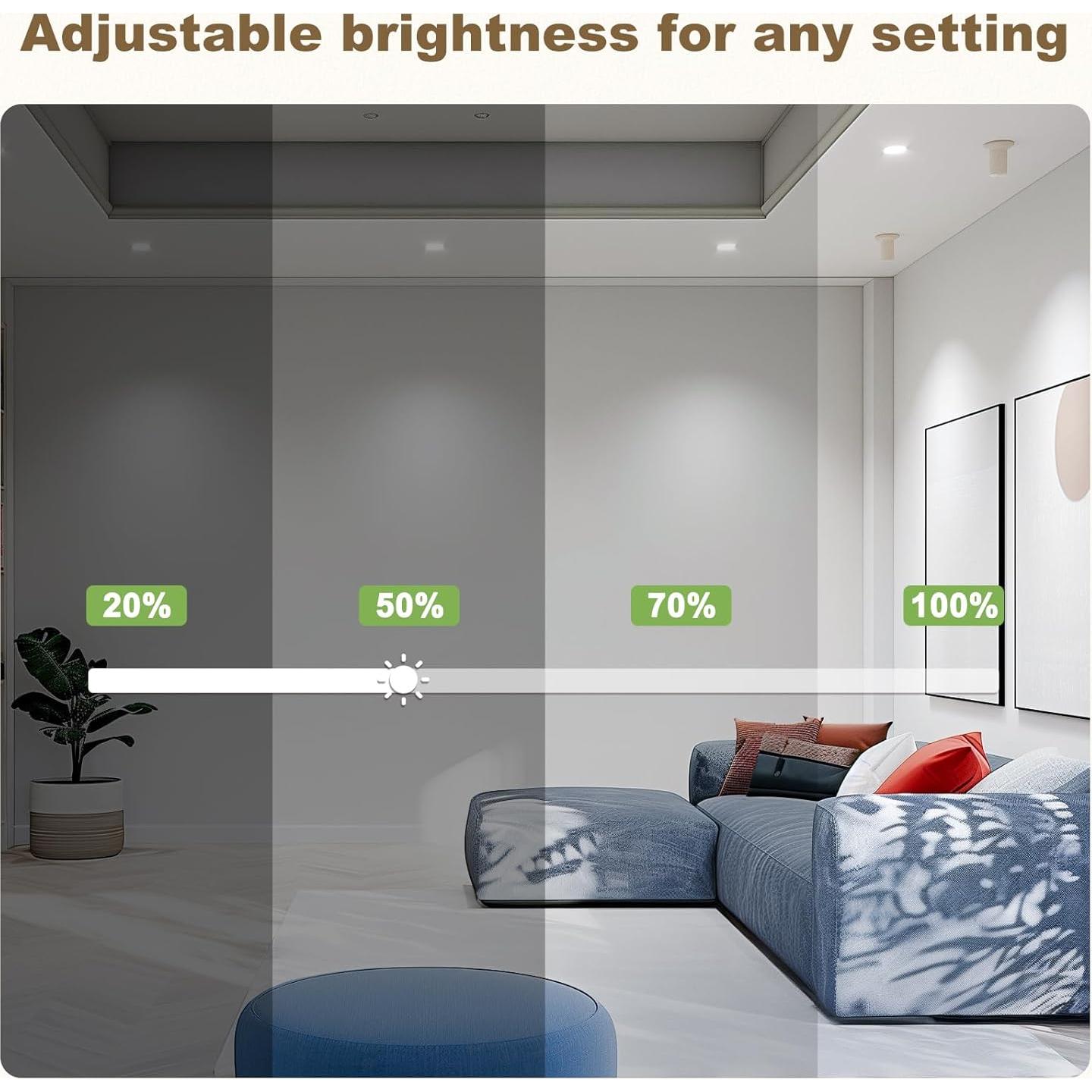 Bombilla LED DiCUNO GU10 Regulable 5W 5000K 450LM Paquete de 6