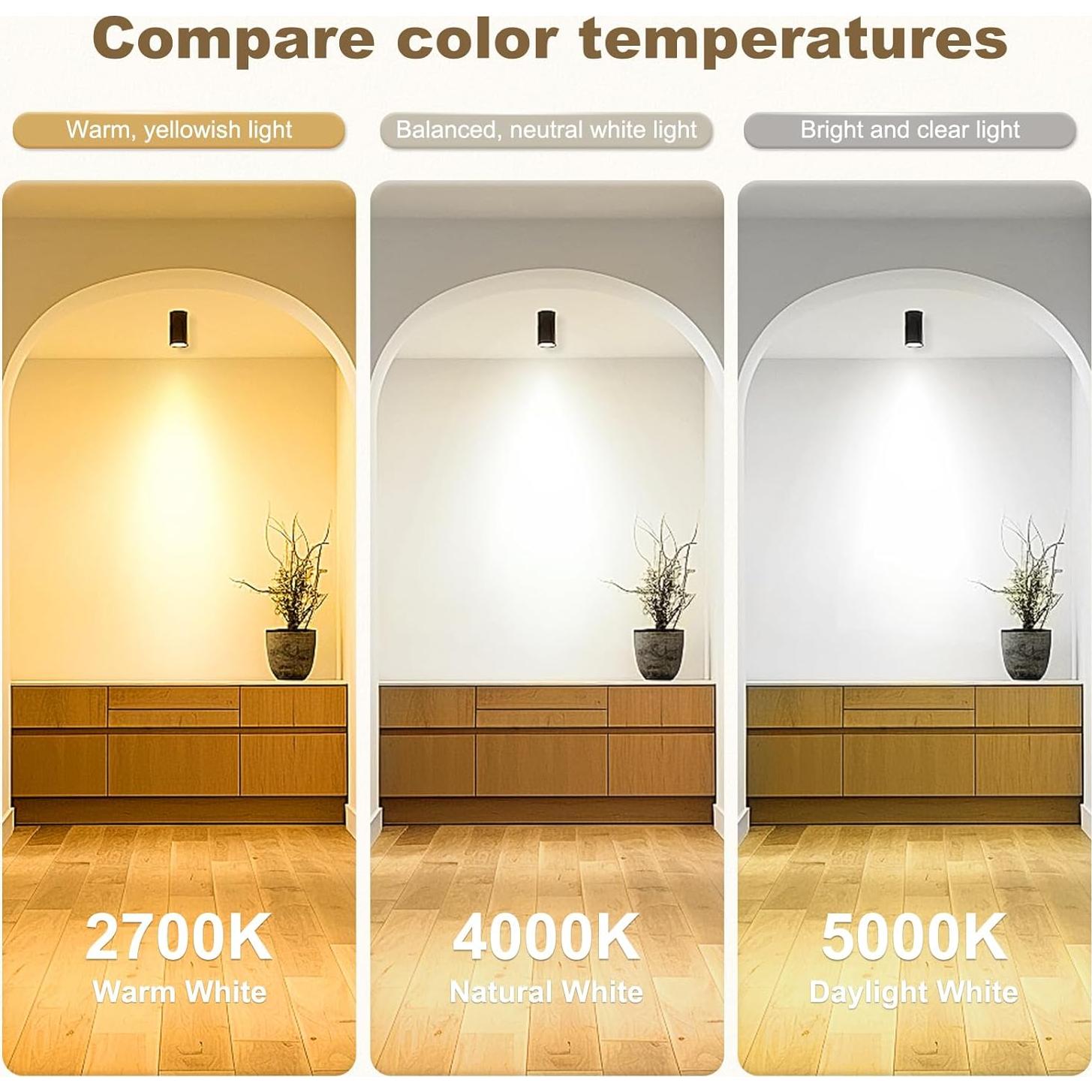 Bombilla LED DiCUNO GU10 Regulable 5W 5000K 450LM Paquete de 6