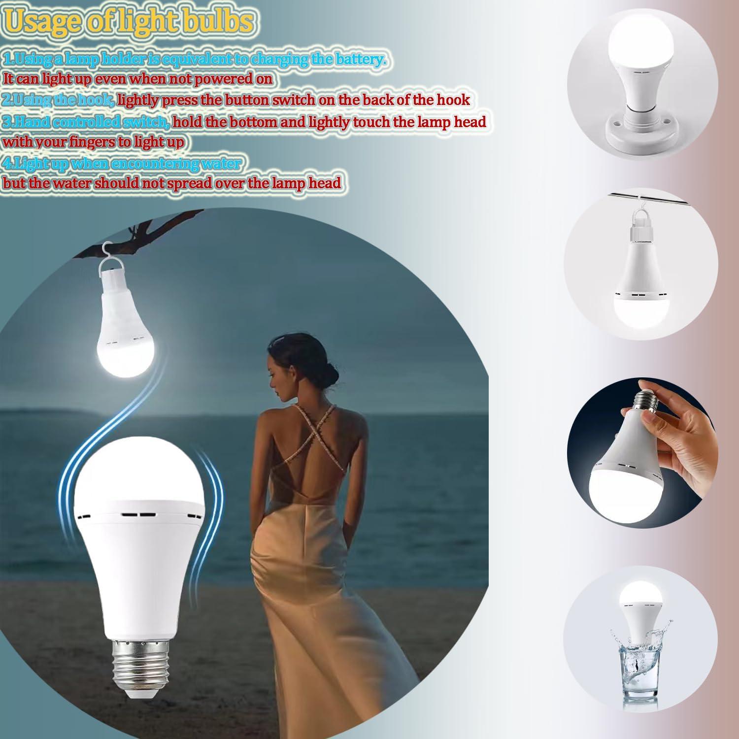 Paquete de 16 Bombillas LED de Emergencia LingWarm 15W E26