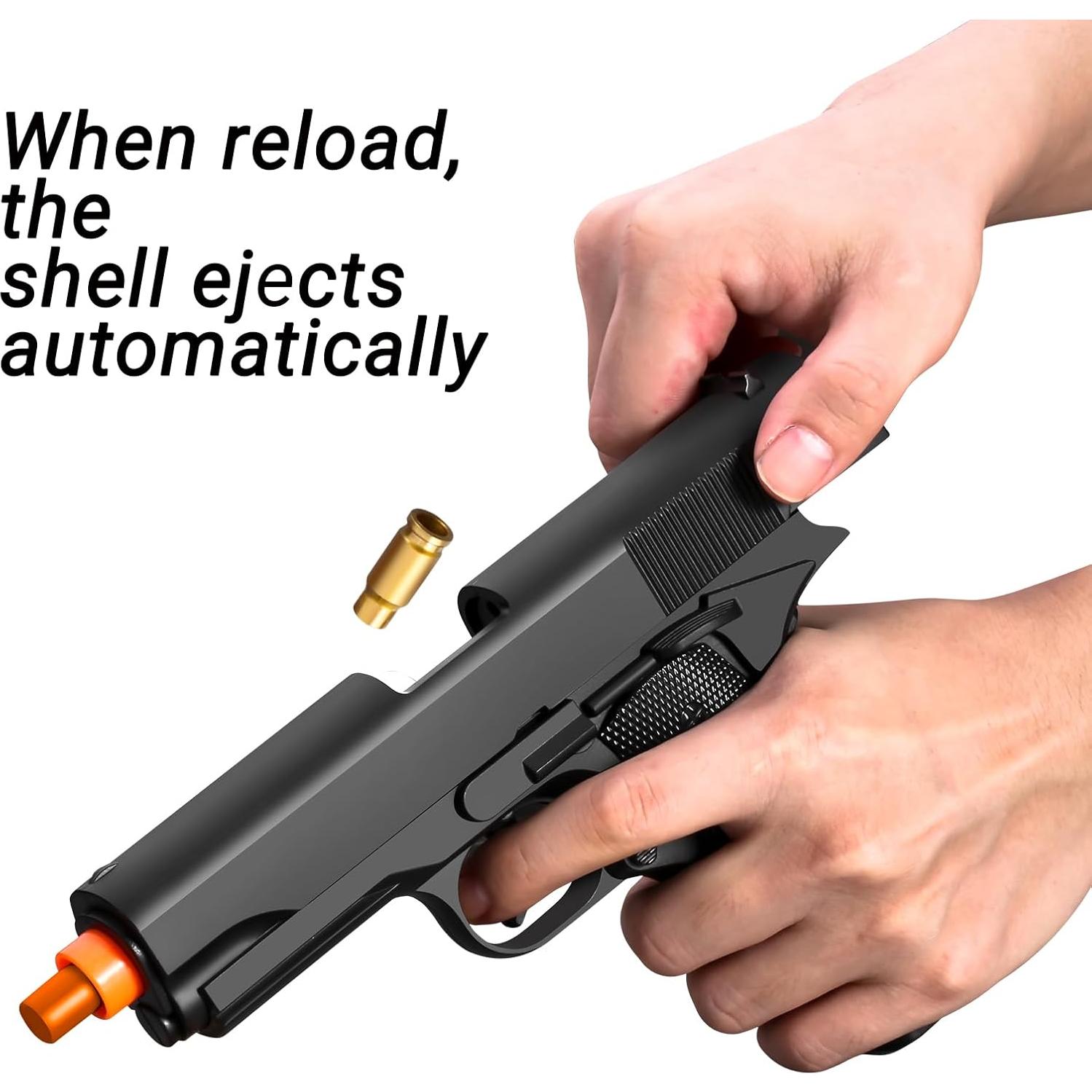 Pistola de Juguete Realista Ukola con Balas de Espuma EVA