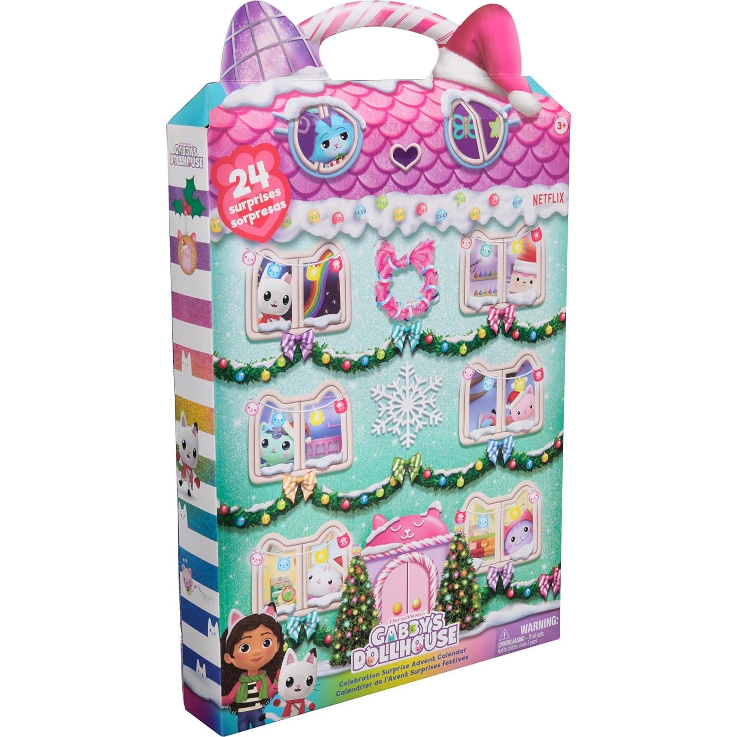 Calendario de Adviento Gabby's Dollhouse 2024 con 24 Juguetes