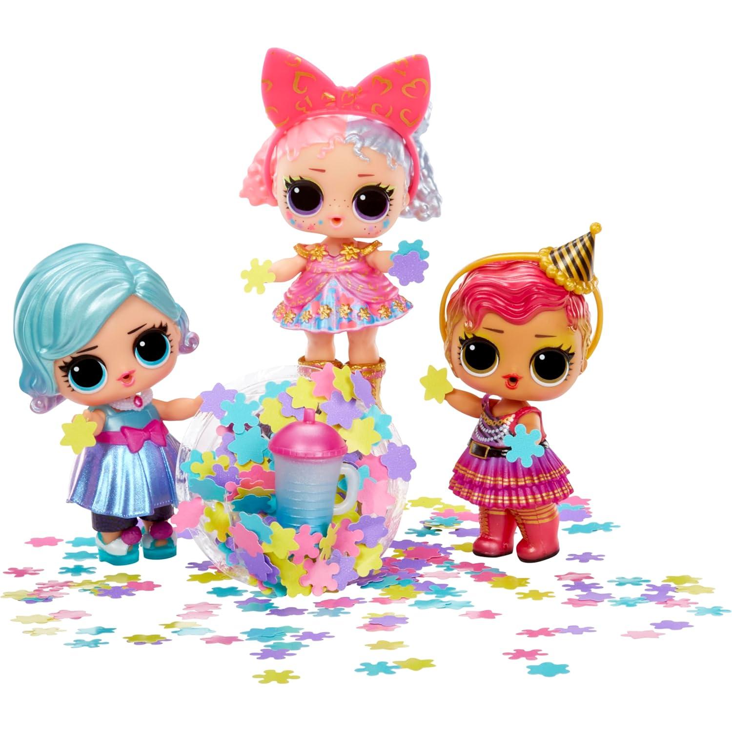 L.O.L. Surprise! Big Surprise Party – 4 Dolls to Collect, + 40 Surprises, 5 Unboxing Experiences, Outfits, Sand, Gel, Shells, Plush, Party Confetti, Girls 4 Years and Up