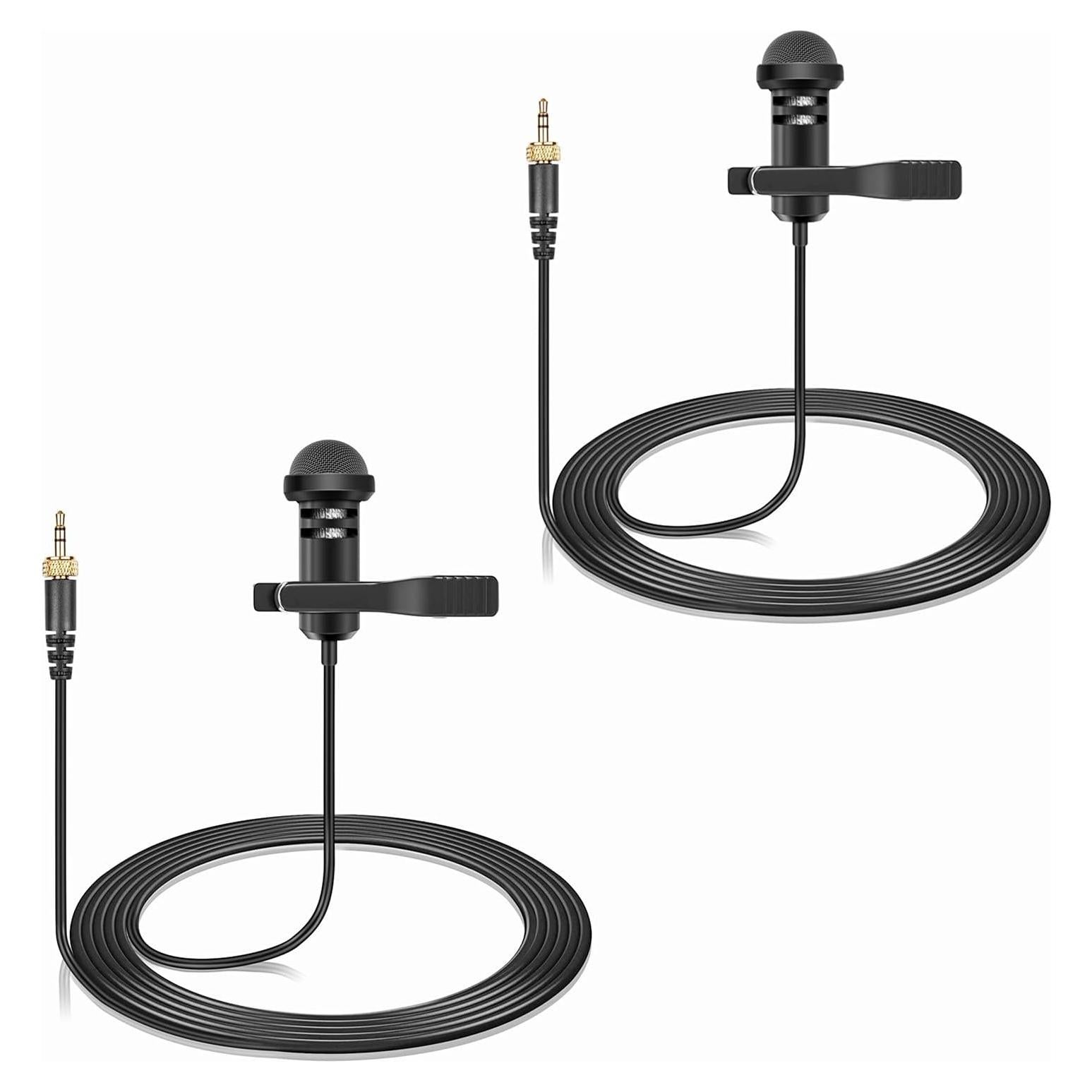 Paquete de 2 Micrófonos Lavalier Sennheiser 1.5m Omnidireccional