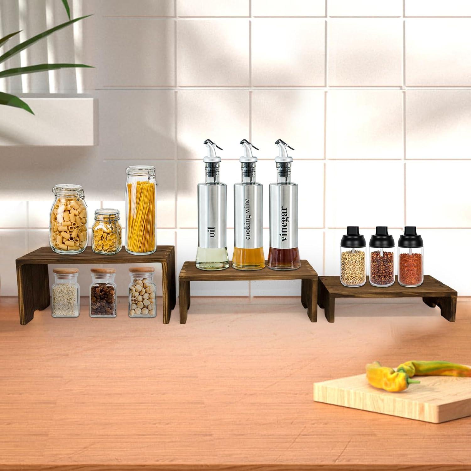 Juego de 12 Soportes de Exhibición de Madera - Varbonia