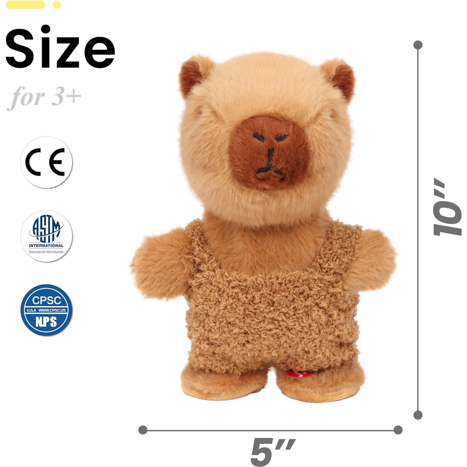 Juguete Interactivo de Peluche Easfan Capibara 23 cm Hablante