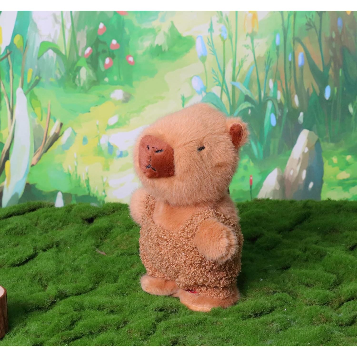 Juguete Interactivo de Peluche Easfan Capibara 23 cm Hablante