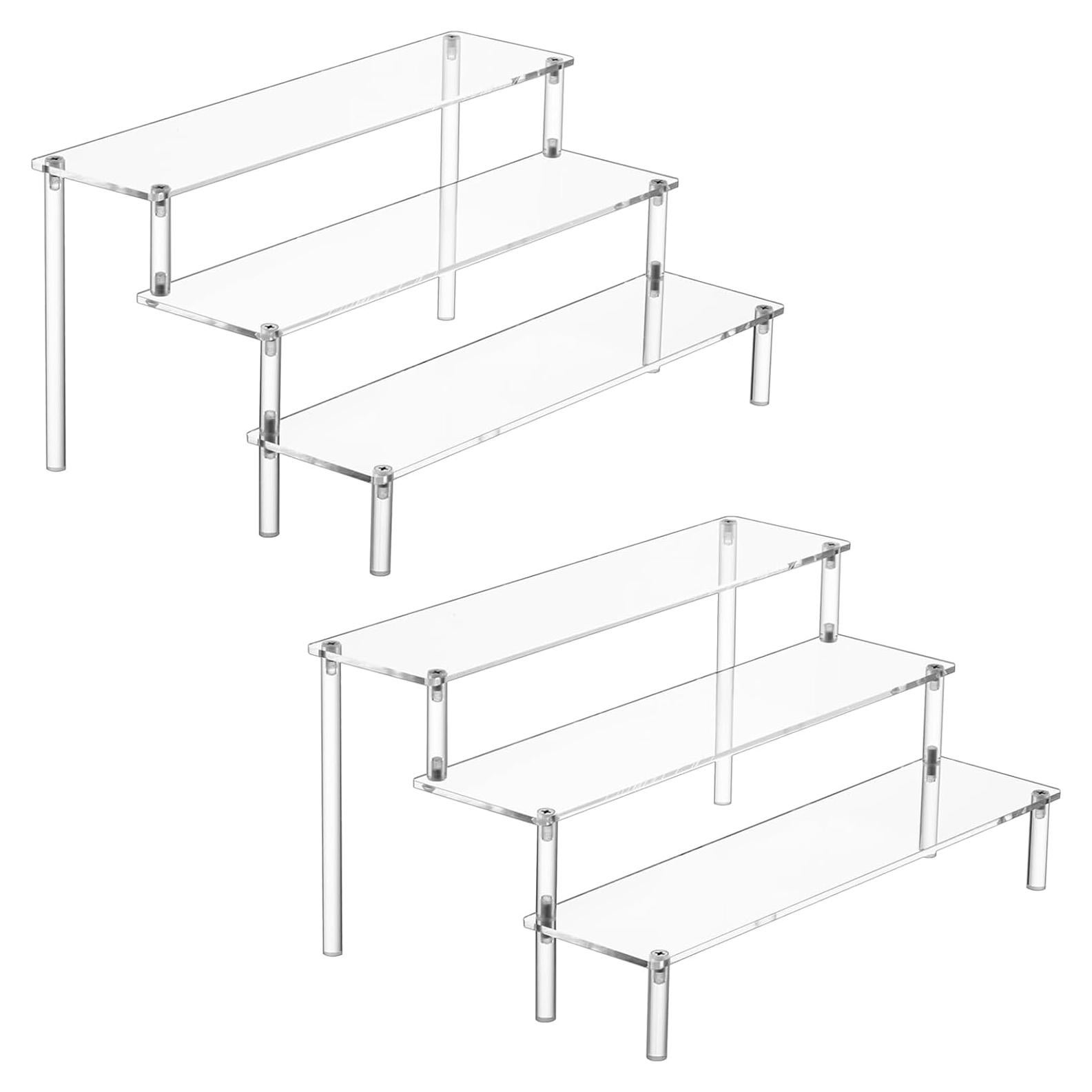 Soporte Acrílico 2PCS Grande 3 Niveles para Perfumes