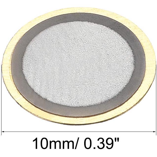 Discos Piezoeléctricos uxcell 10mm 20 Pcs para Guitarras y Micrófonos