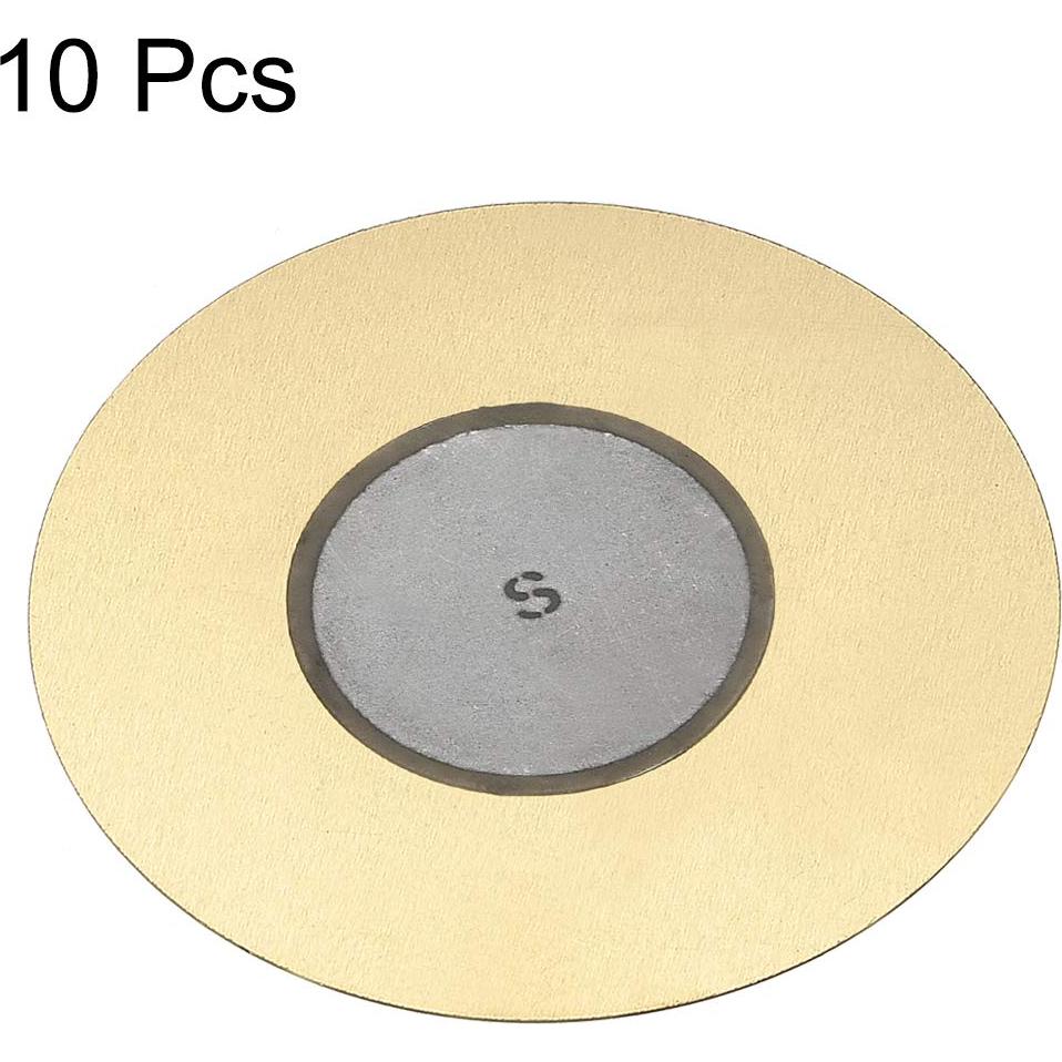 Discos Piezoeléctricos uxcell 50mm para Guitarras y Tambores - 10 Pcs