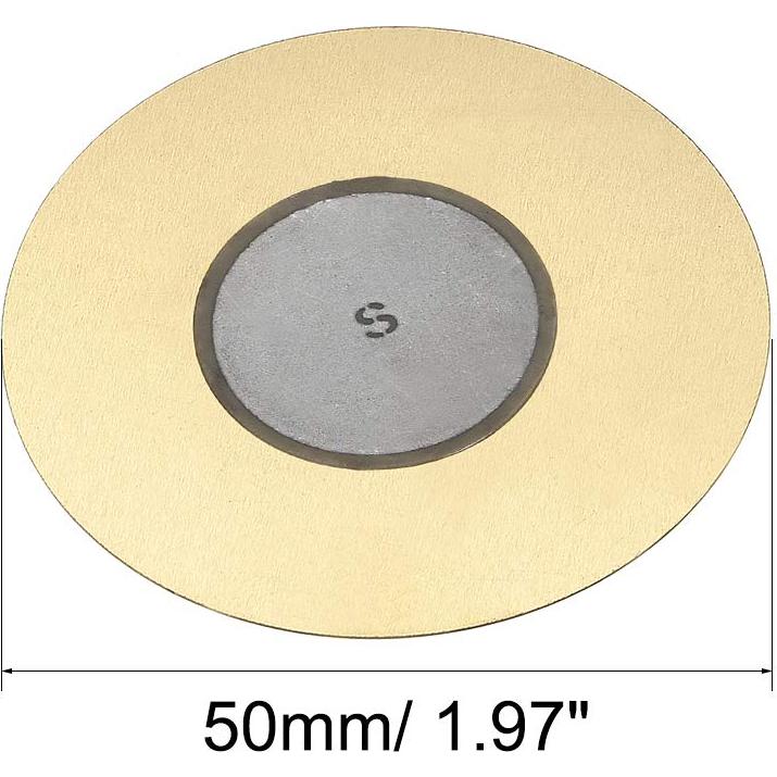 Discos Piezoeléctricos uxcell 50mm para Guitarras y Tambores - 10 Pcs