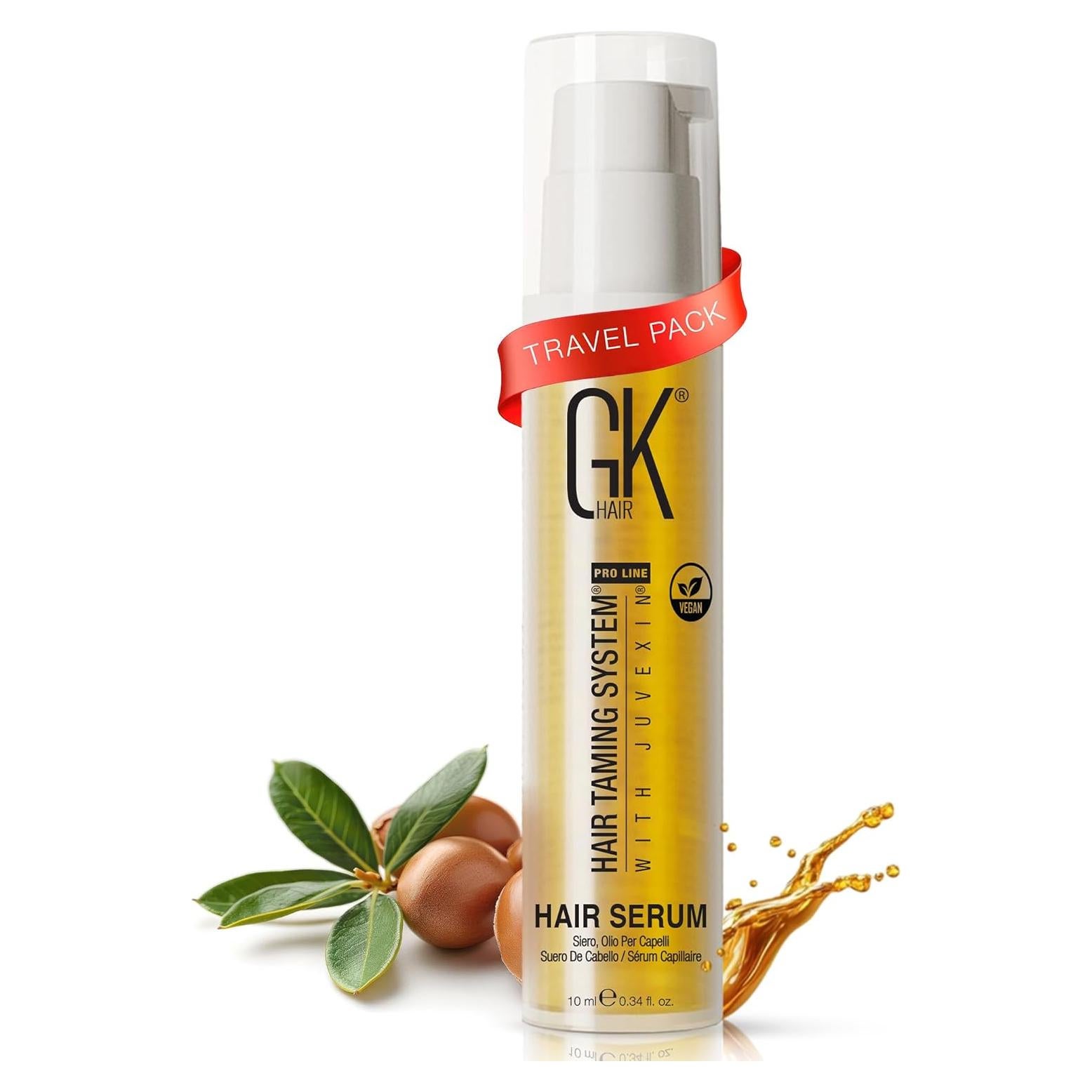 Suero Capilar GK HAIR Aceite de Argán 10ml Anti Frizz