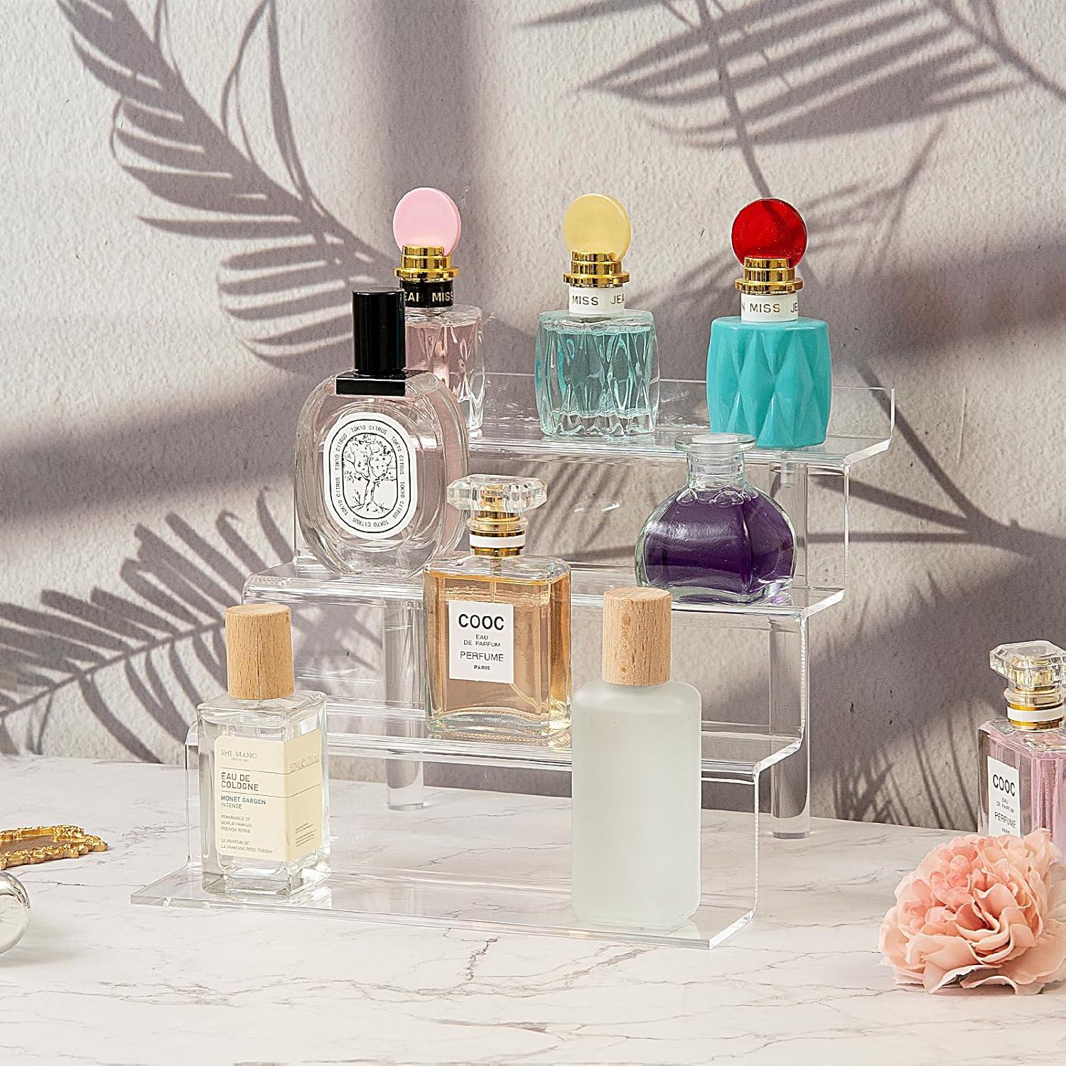 Estante Acrílico Bigantss 4 Niveles para Perfumes 3 Pcs
