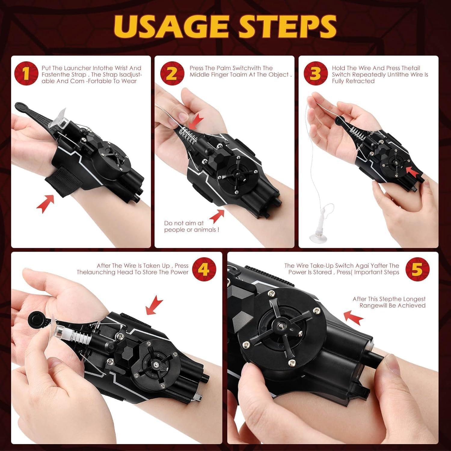 Lanzador de Telaraña Spider mmitlink - Juguete para Niños 166g