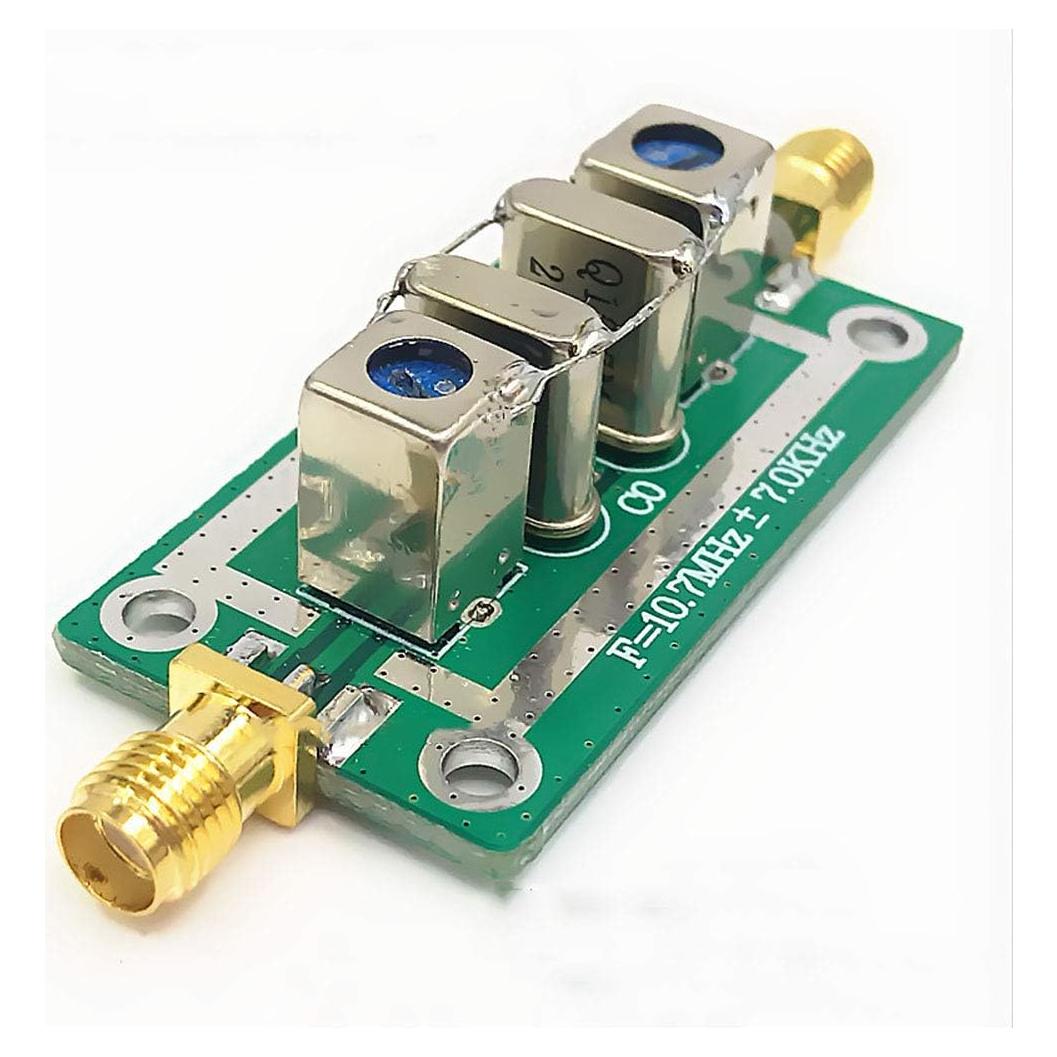Filtro de paso de banda Taidacent 10.7MHz ±7KHz 24x47mm