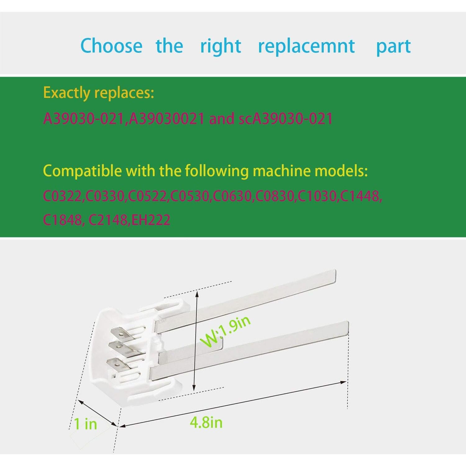 Sensor de Nivel de Agua A39030-021 para Máquinas de Hielo Scotsman