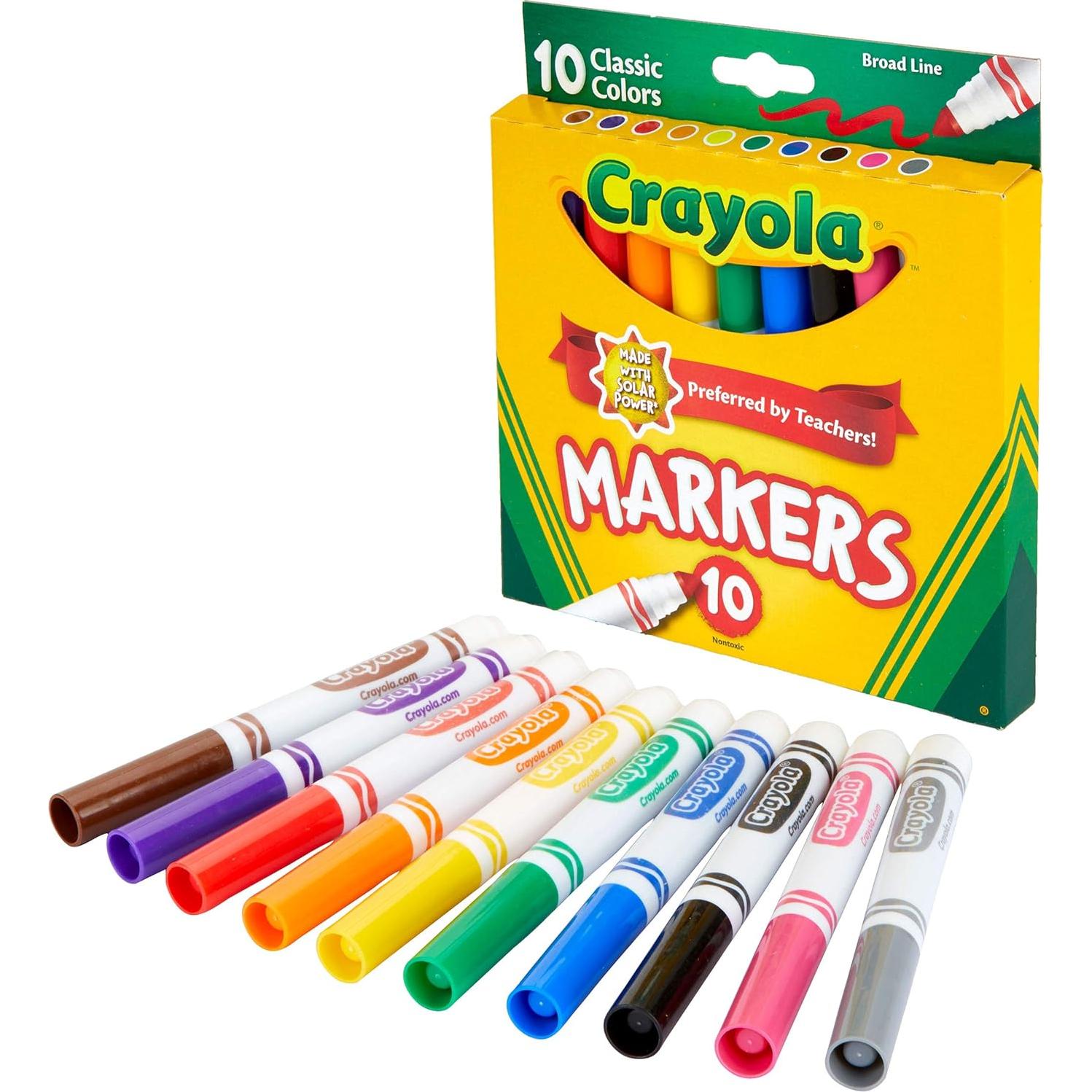 Marcadores Crayola a Granel 120 Piezas para Colorear