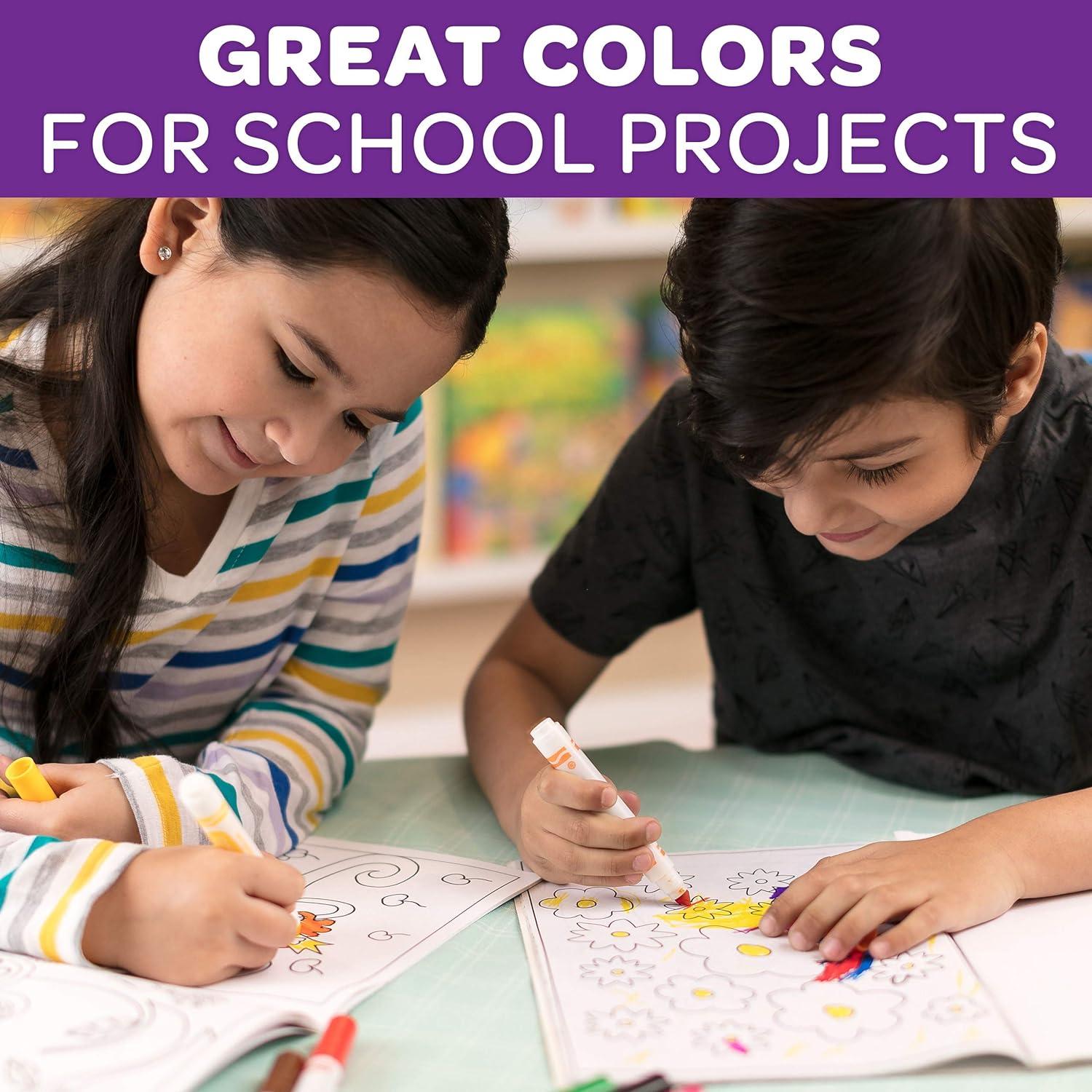 Marcadores Crayola a Granel 120 Piezas para Colorear