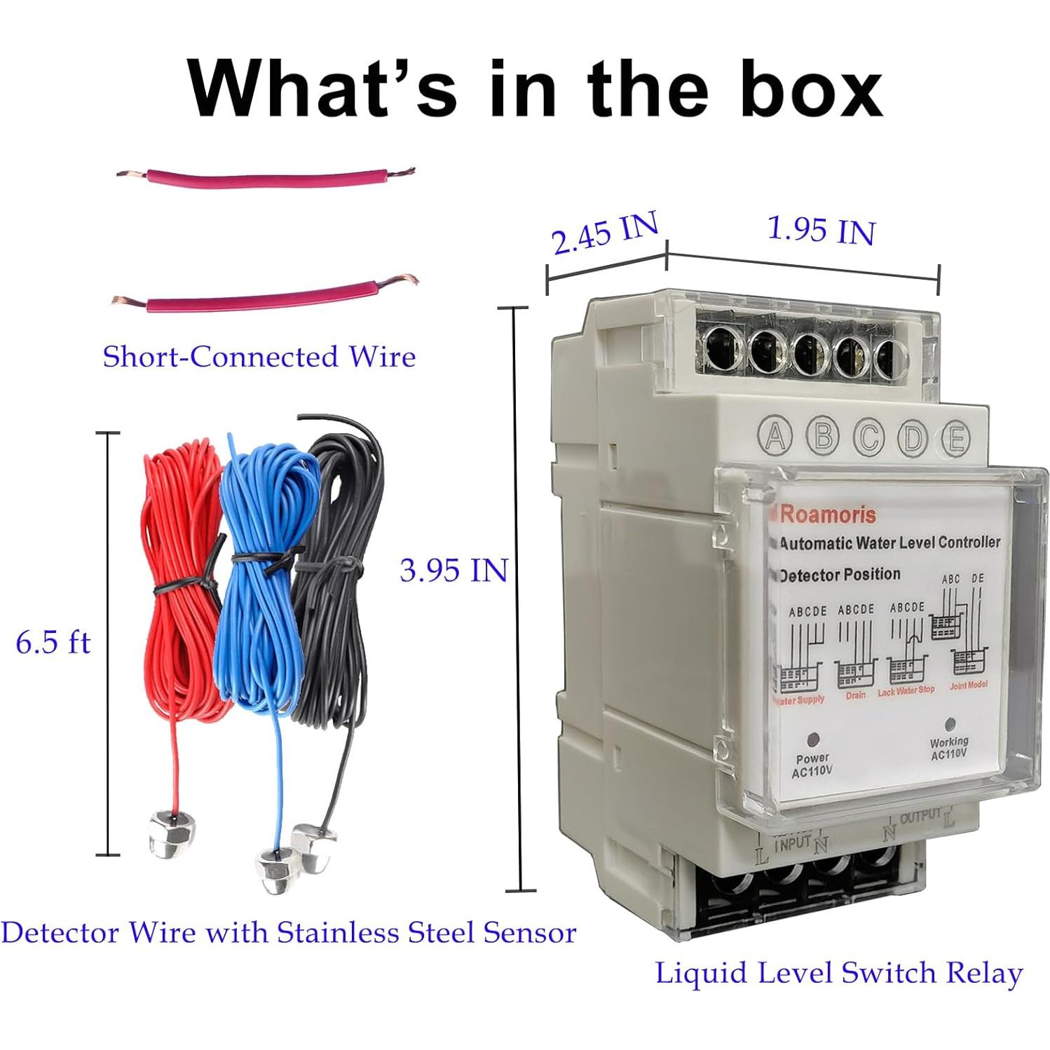 Controlador Automático de Nivel de Agua Roamoris NC01 110V