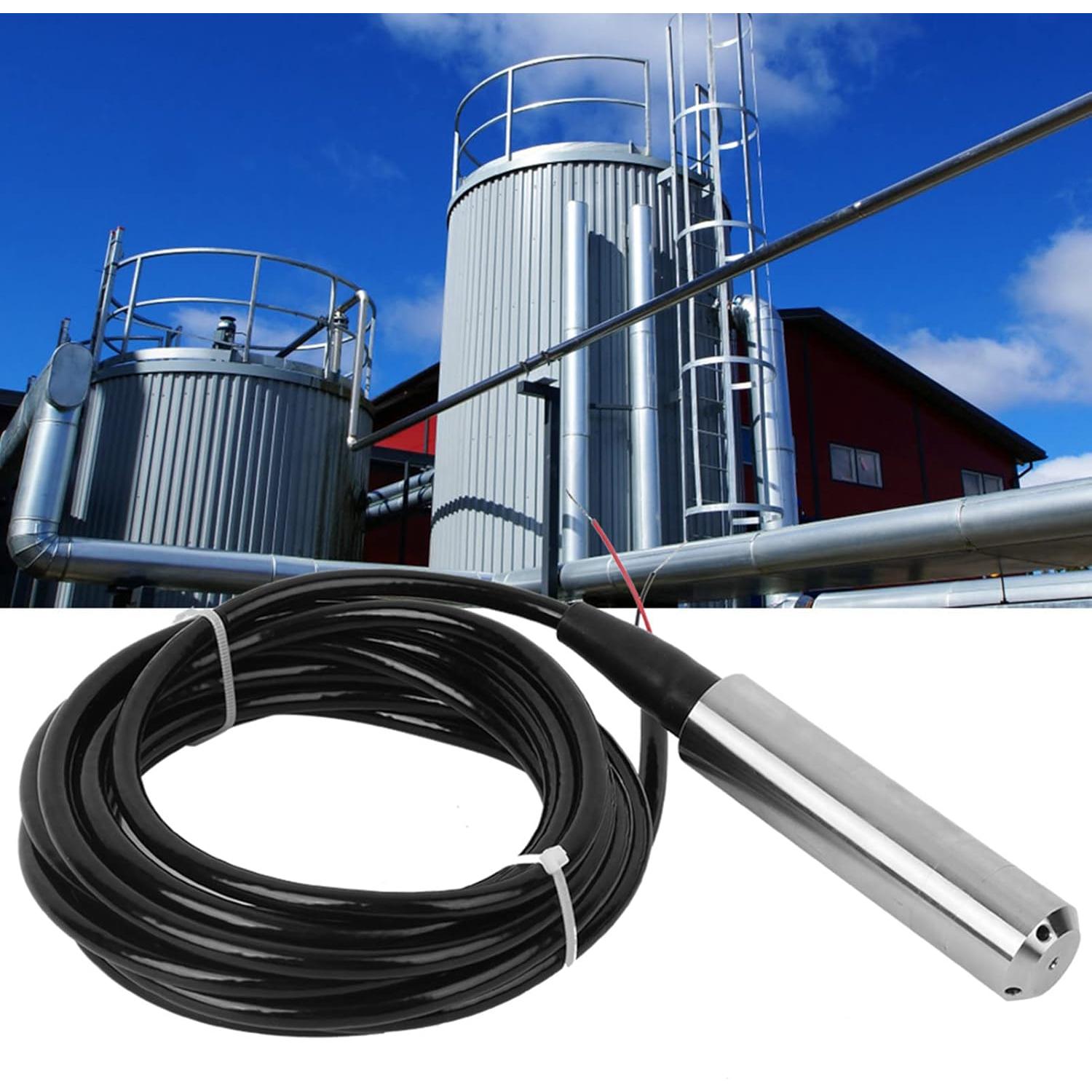 Sensor de Nivel de Líquido Hapivida 24VDC 4-20mA IP68 0-1m