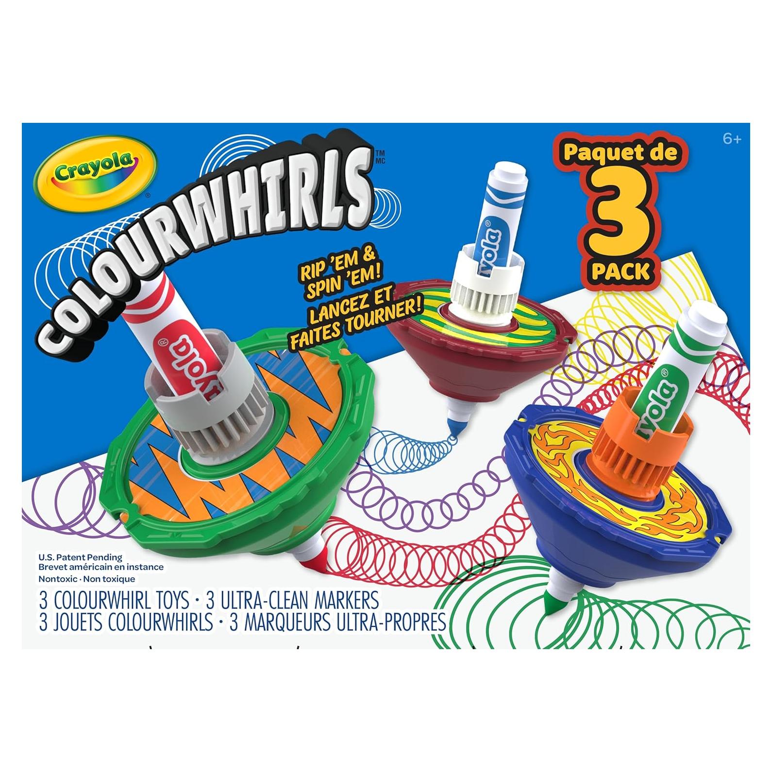 Crayola Colourwhirls 3ct - Juguete de Arte en Movimiento