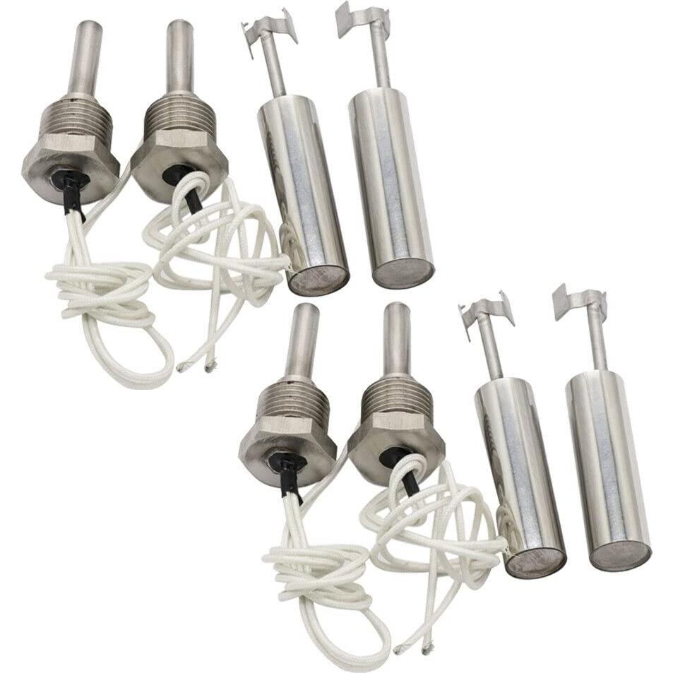 4 Interruptores de Flotador de Acero Inoxidable TEAMWILL