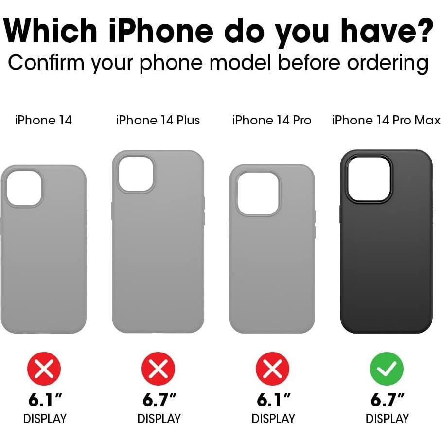 Funda OtterBox Defender para iPhone 14 Pro Max - Negro