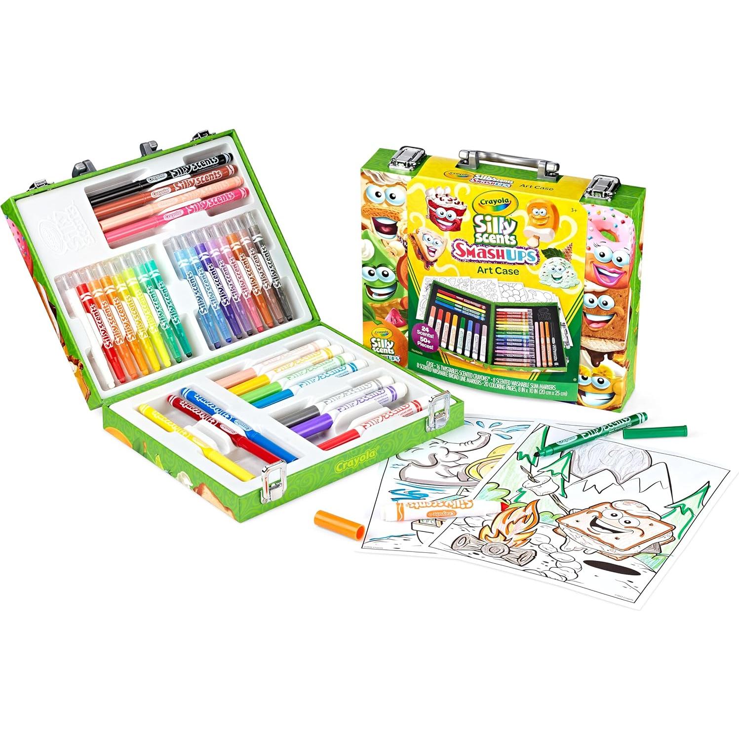 Set de Arte Crayola Silly Scents con Crayones y Marcadores