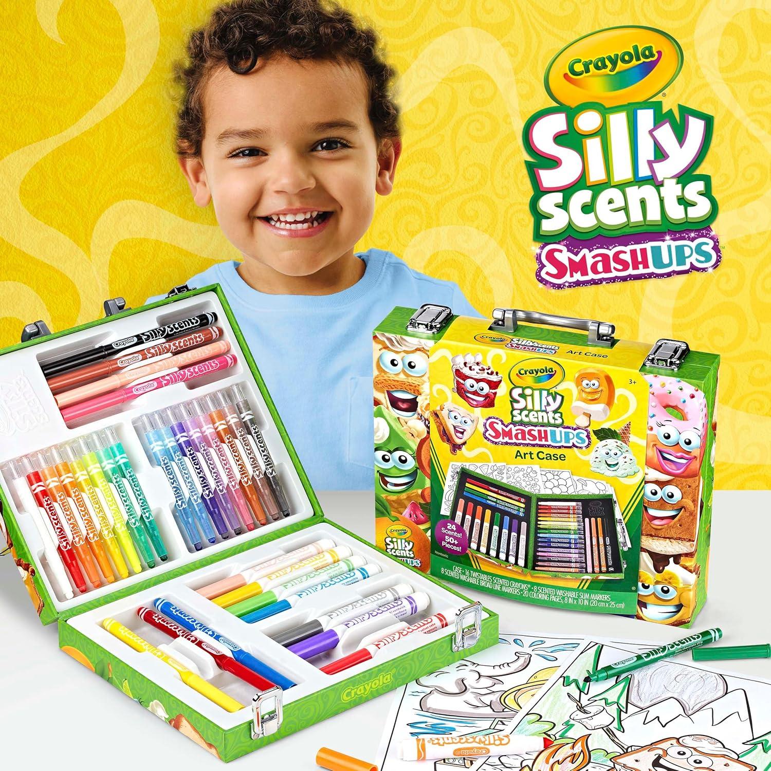 Set de Arte Crayola Silly Scents con Crayones y Marcadores
