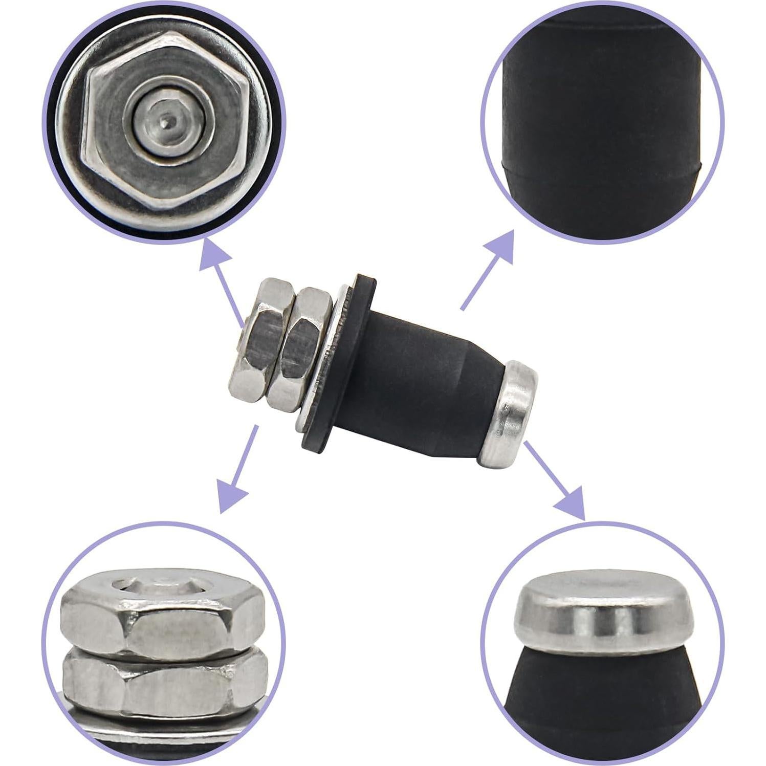 Sensores de Sonda de Tanque de Agua RV YQCX - 8 Pcs