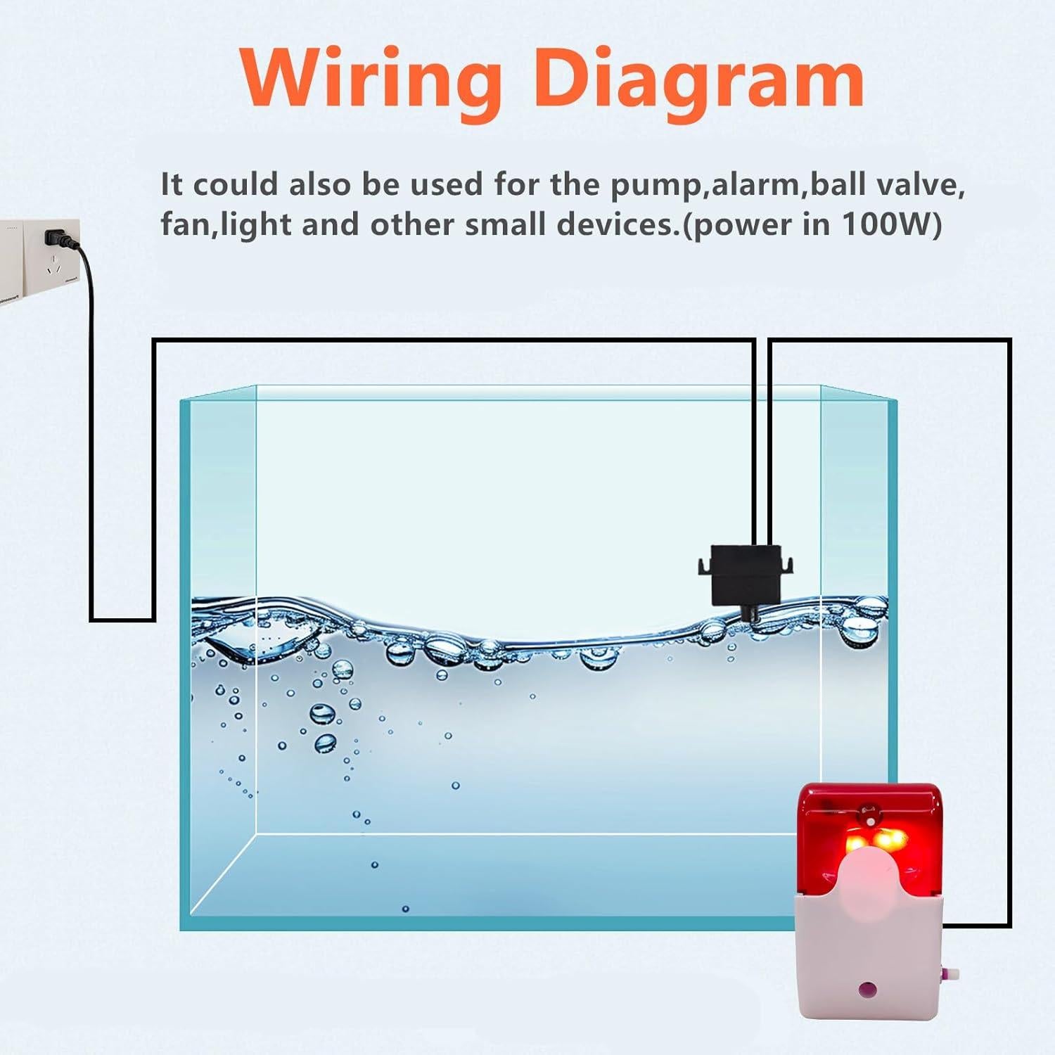 Controlador Automático de Nivel de Agua Stropum 110V 0-100W