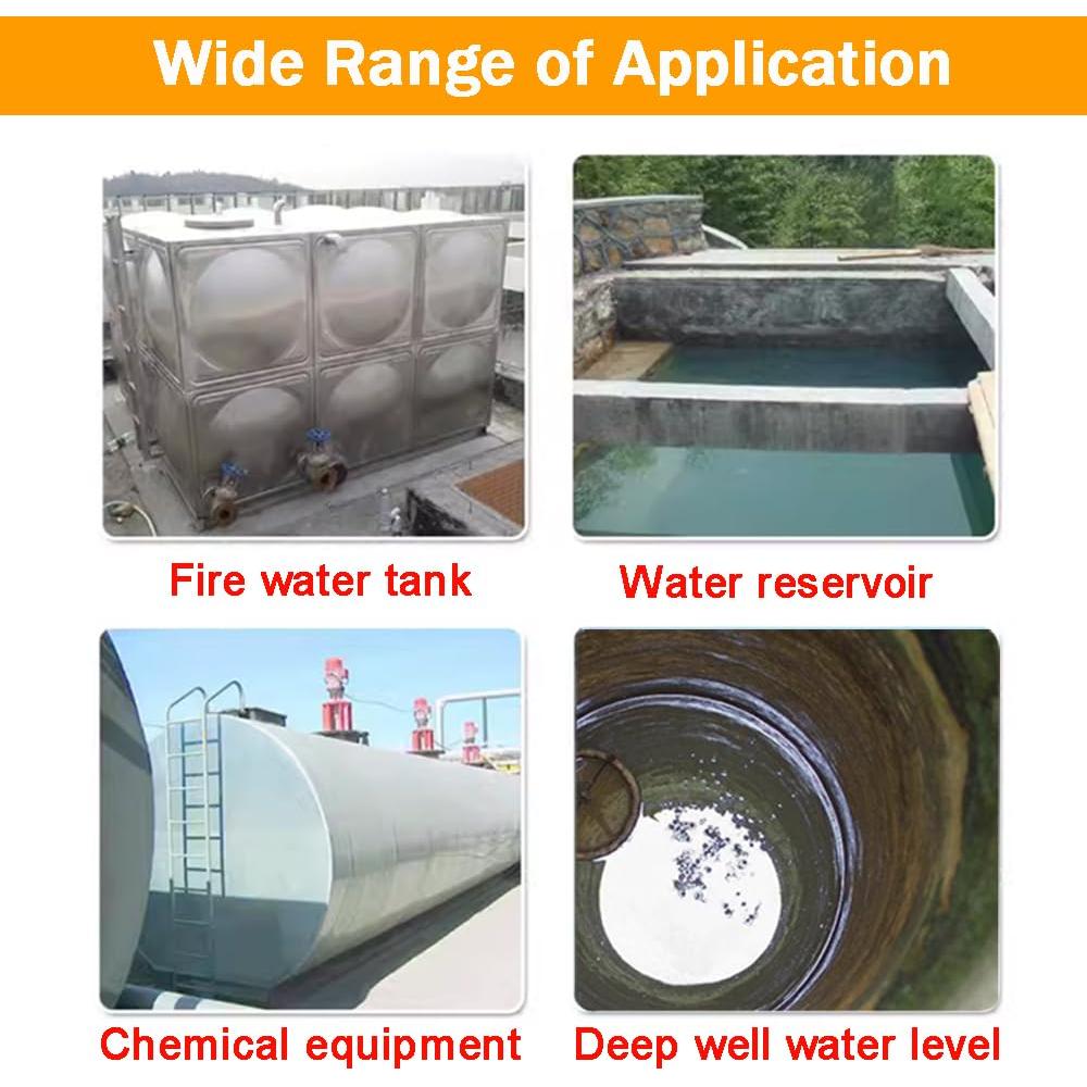 Transmisor de Nivel de Agua EQCOTWEA 30m 4-20mA Acero Inoxidable
