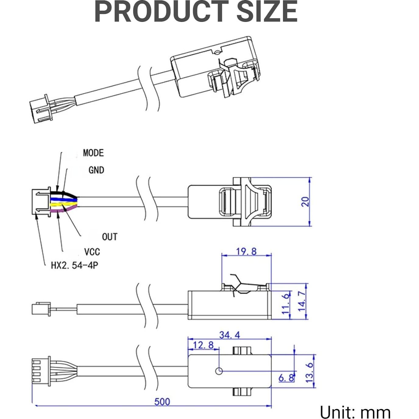 Sensor de Nivel de Líquido Capacitivo Jectse XKC-Y26A-V