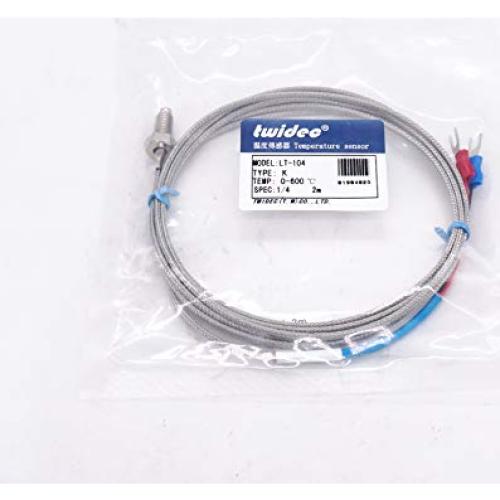 Sonda de Temperatura Tipo K Twidec LT-104 2 Piezas 2 Metros