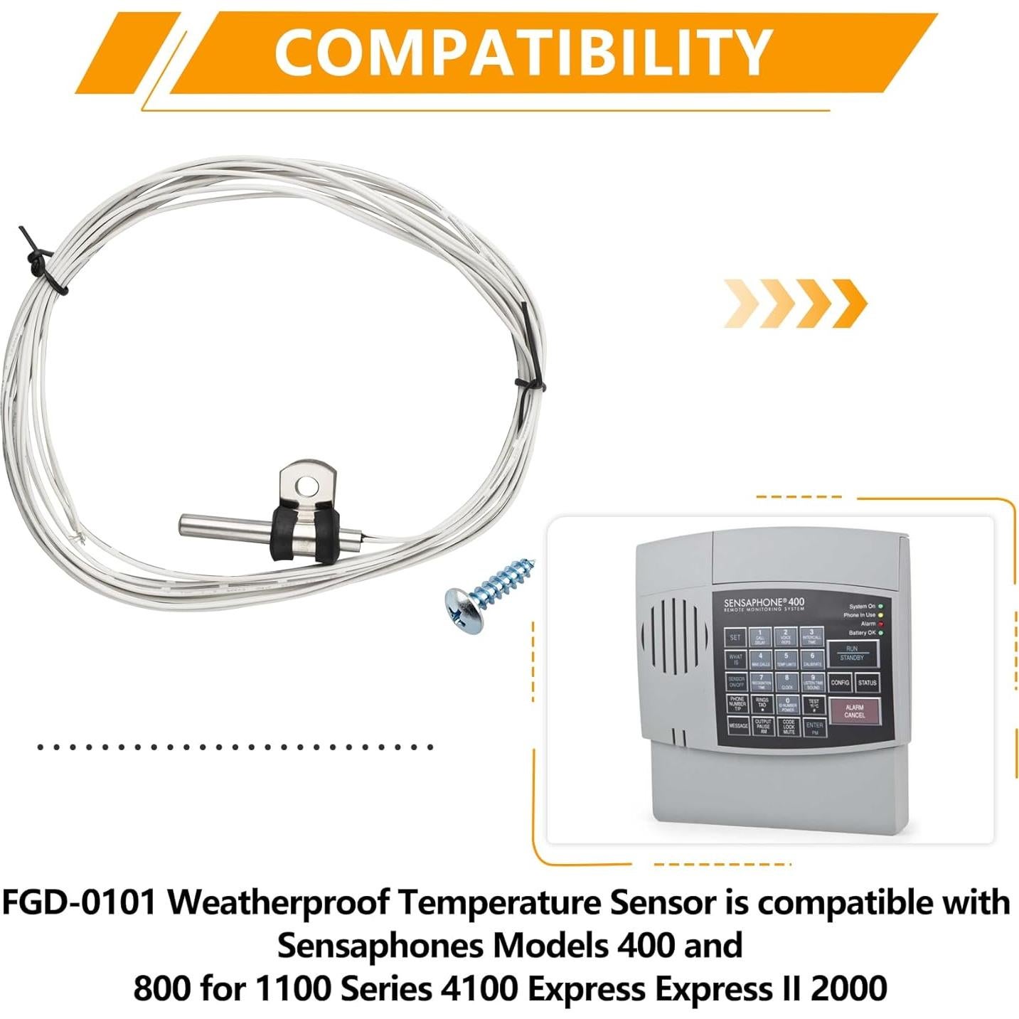 Sensor de Temperatura a Prueba de Agua Valorup FGD-0101