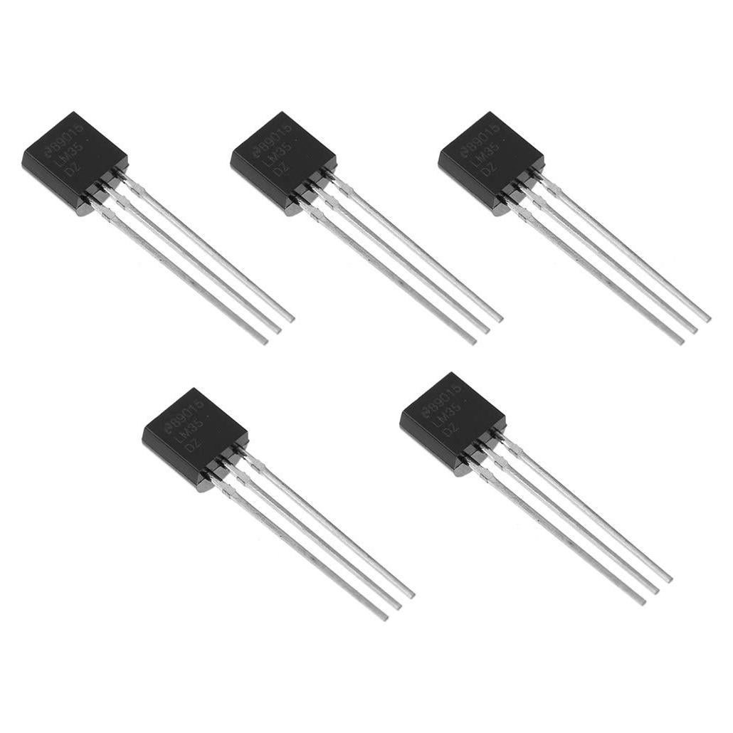 5 Sensores de Temperatura LM35DZ Bridgold - Precisión -55 a +150°C