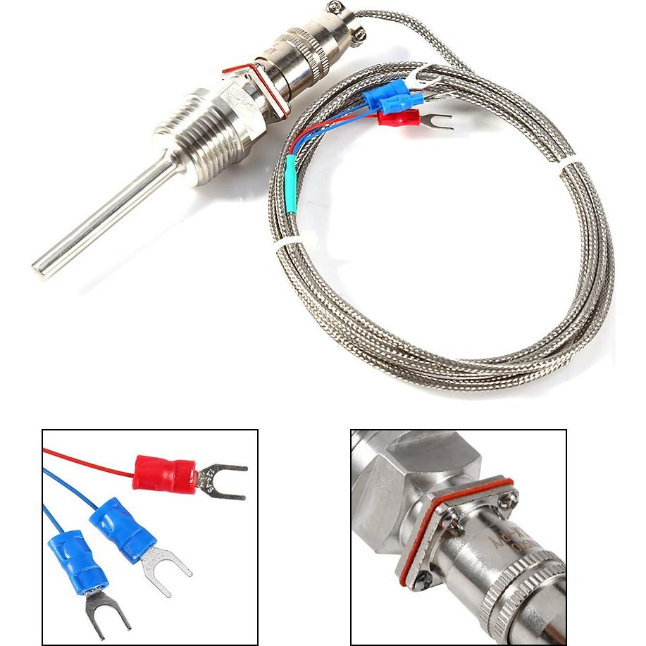 Sonda de Temperatura RTD PT100 Fafeicy 2m Alta Precisión
