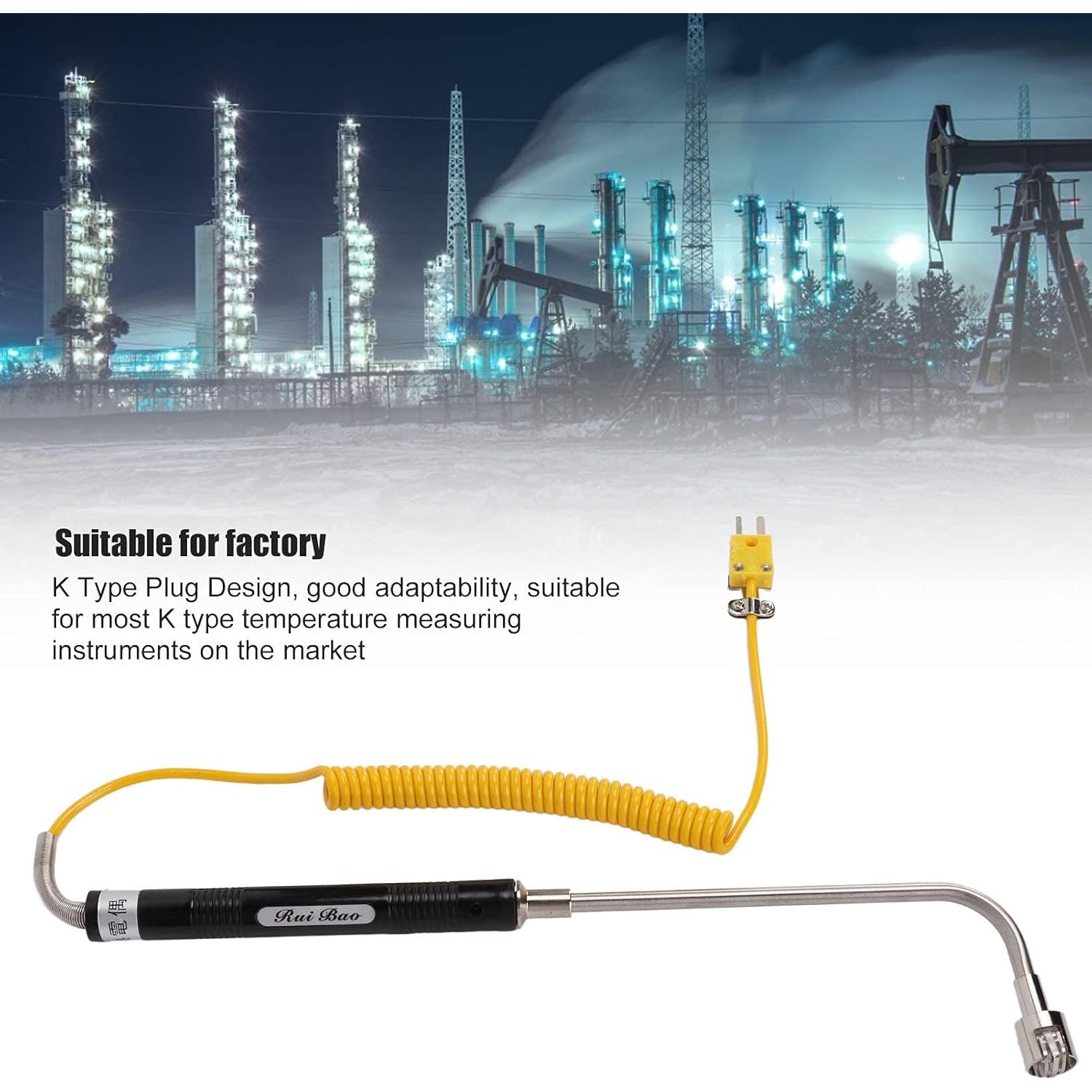 Sonda de Termopar Tipo K LiebeWH con Mango Aislado 300°C