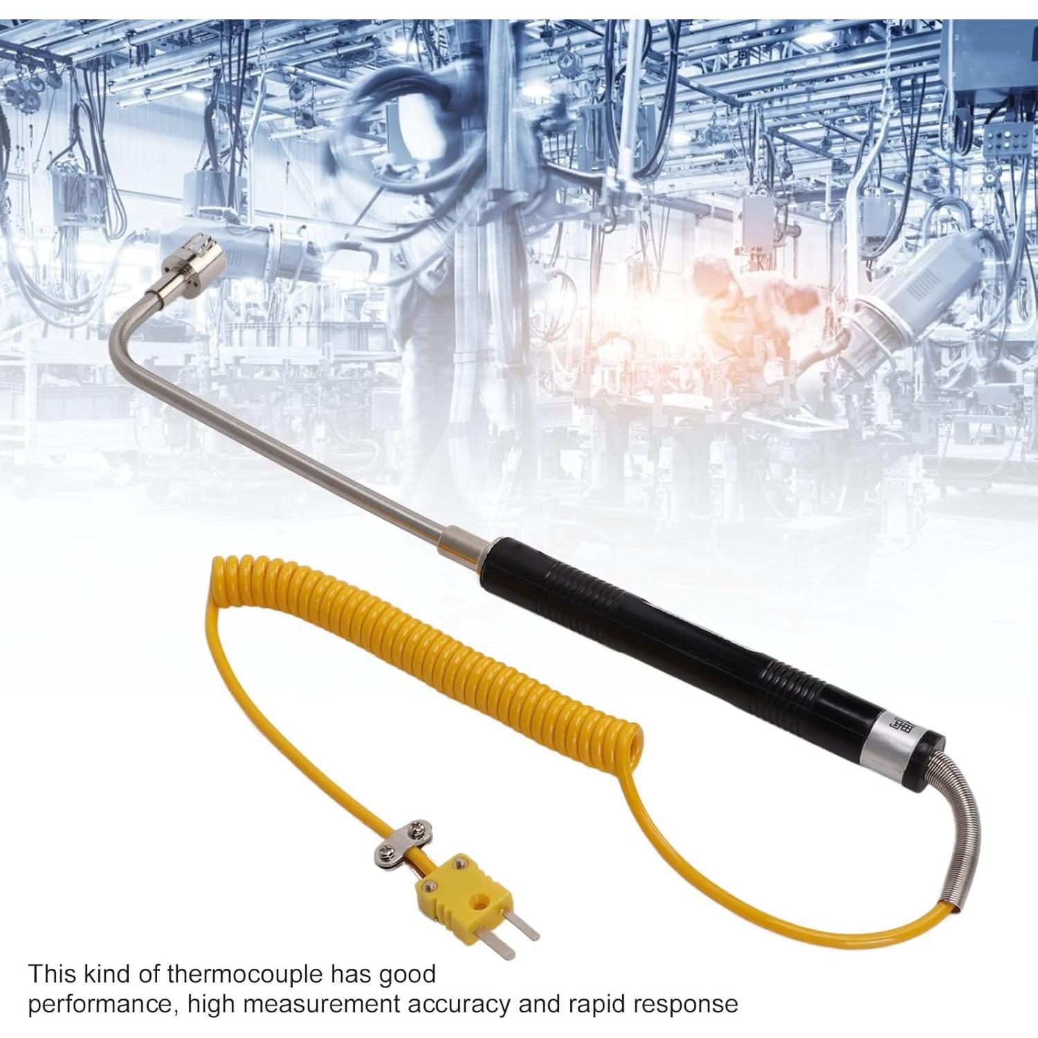 Sonda de Termopar Tipo K LiebeWH con Mango Aislado 300°C