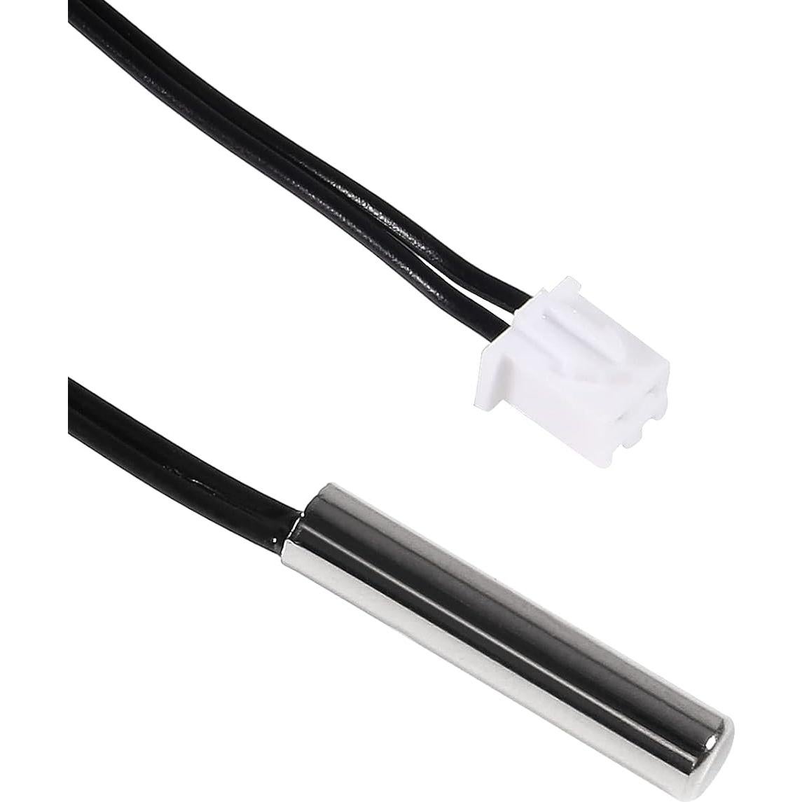 6 Cables de Sonda de Temperatura 10K NTC AEDIKO 1M Acero Inoxidable