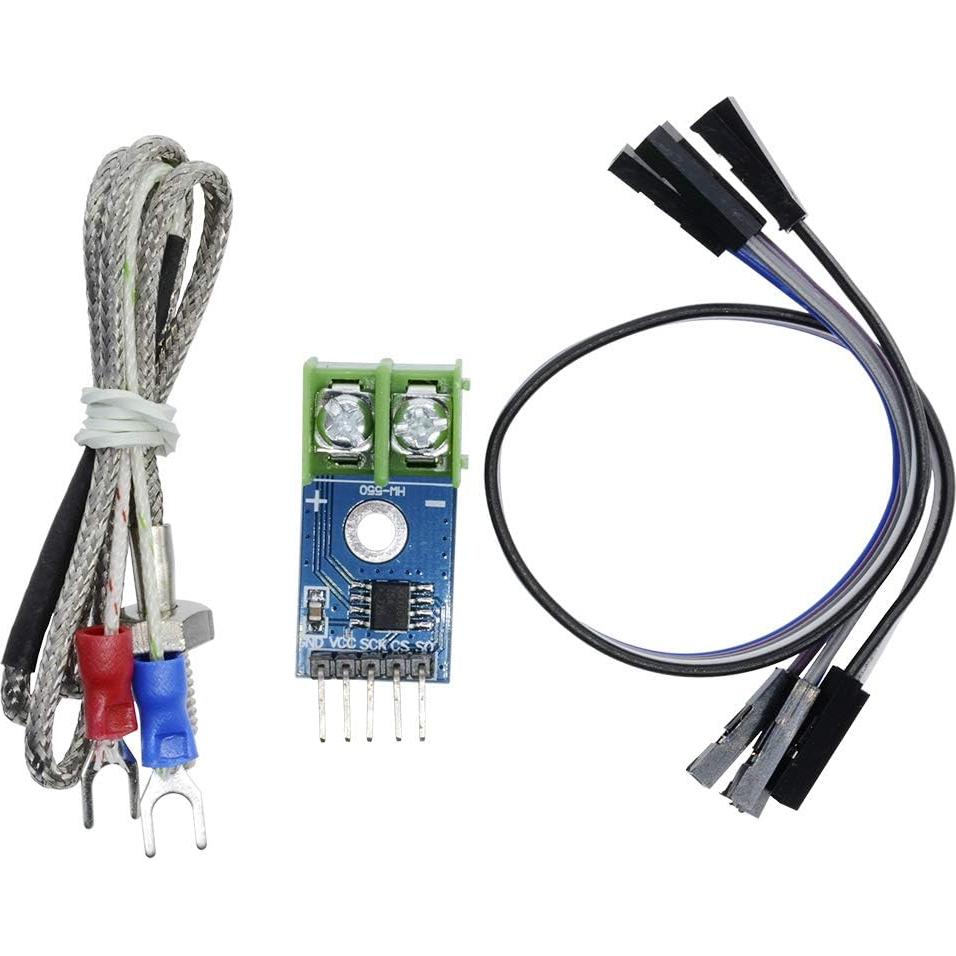 Módulo MAX6675 Aideepen 4-Pack + Termopar Tipo K con Cable