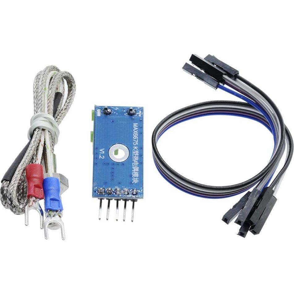 Módulo MAX6675 Aideepen 4-Pack + Termopar Tipo K con Cable