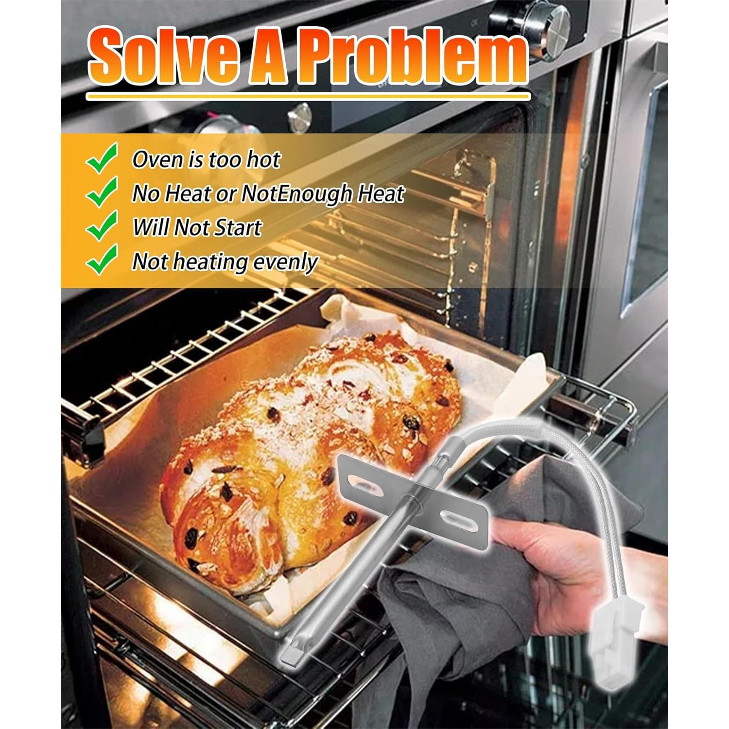 Sensor de temperatura de horno GE WB23X5340 2.54cm fácil instalación